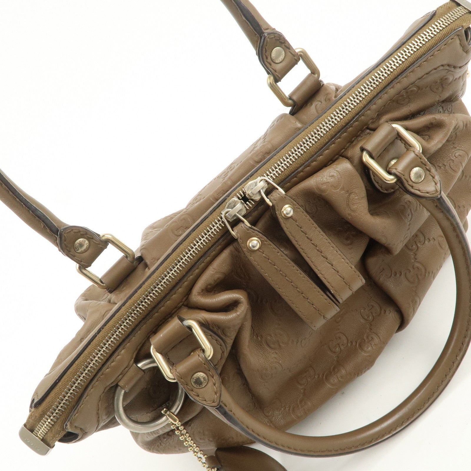 GUCCI Sukey Interlocking G Guccissima 2Way Shoulder Bag 247902