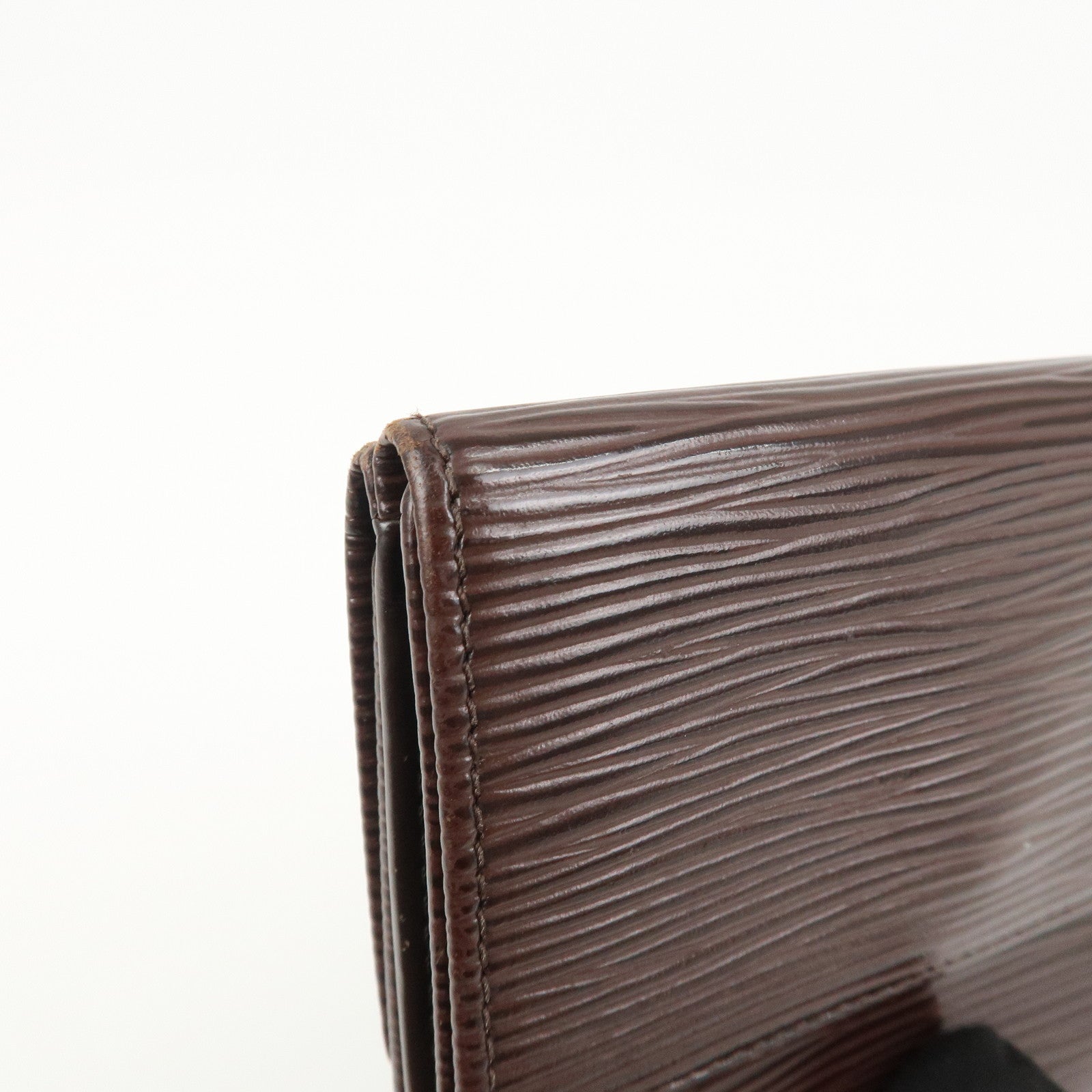 Louis Vuitton Epi Porte Monnaie Billets Carte Credit Mocha M6348D