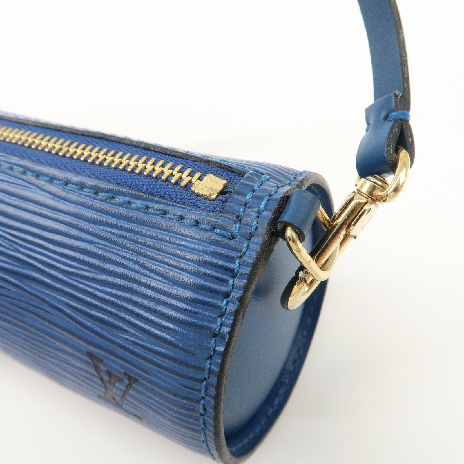 Louis Vuitton Epi Set of 2 Mini Pouch For Soufflo Bag Ivory Blue Used