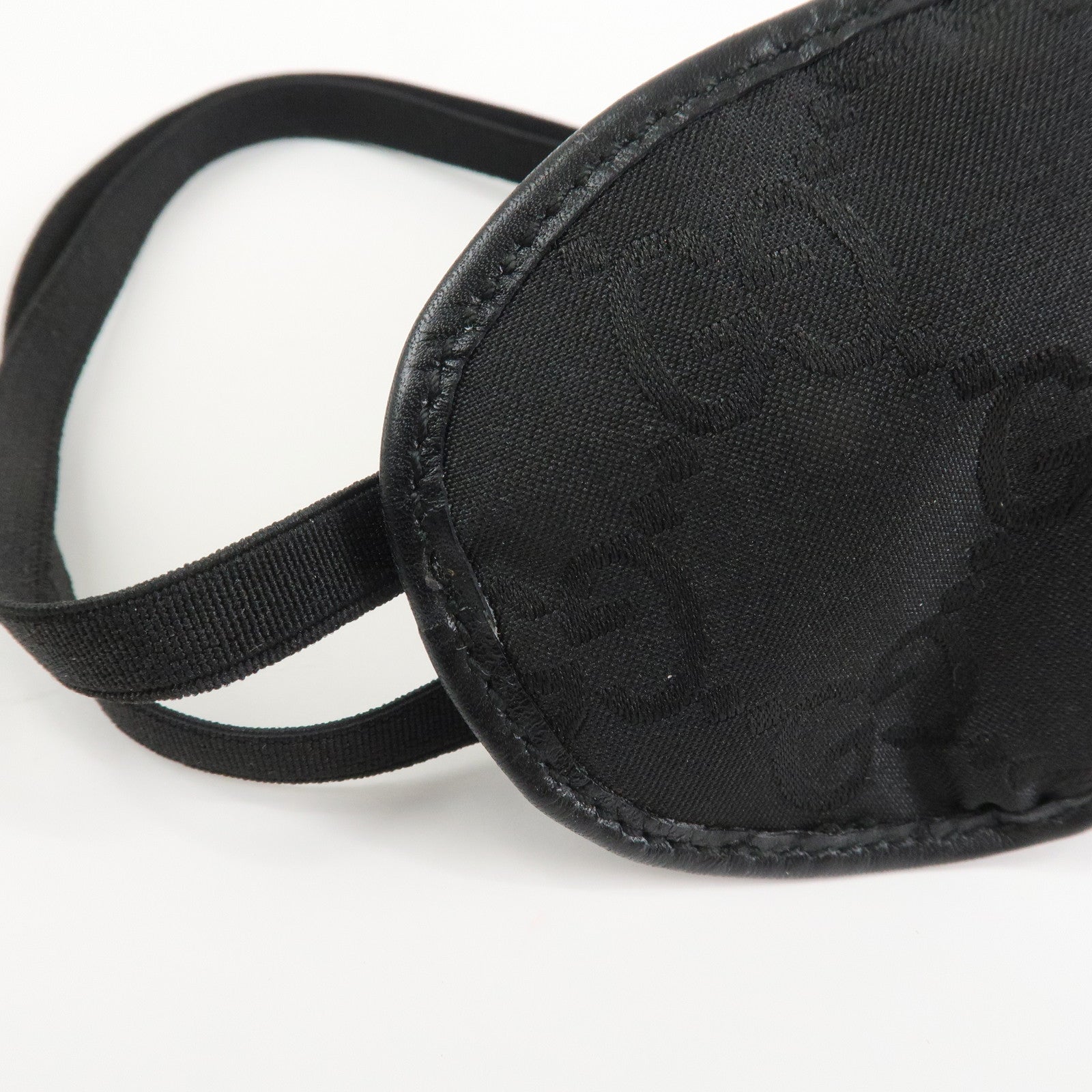 GUCCI GG Nylon Eye Mask Black 039.1034