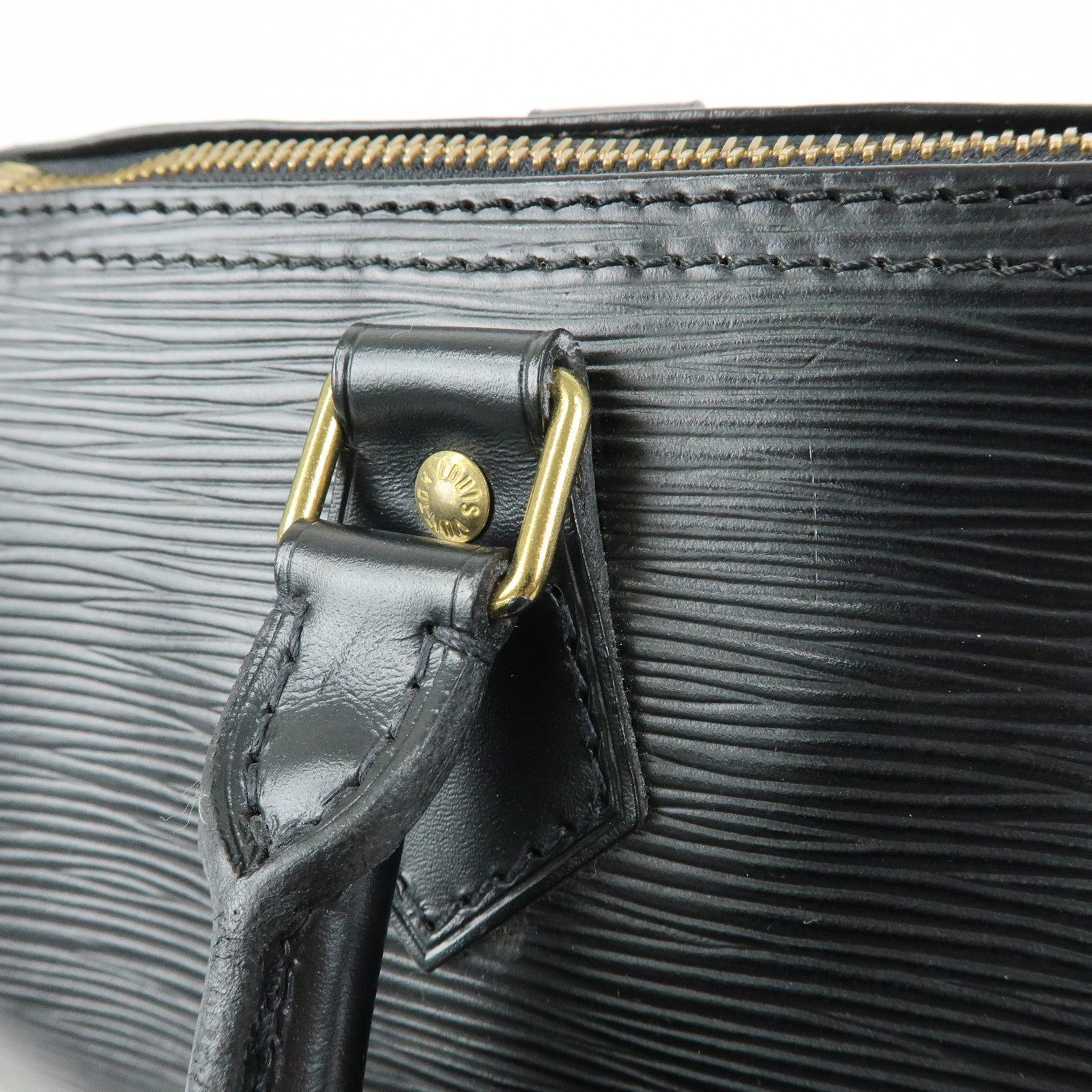 Louis Vuitton Epi Leather Speedy 25 Hand Bag Boston Bag Noir M59032