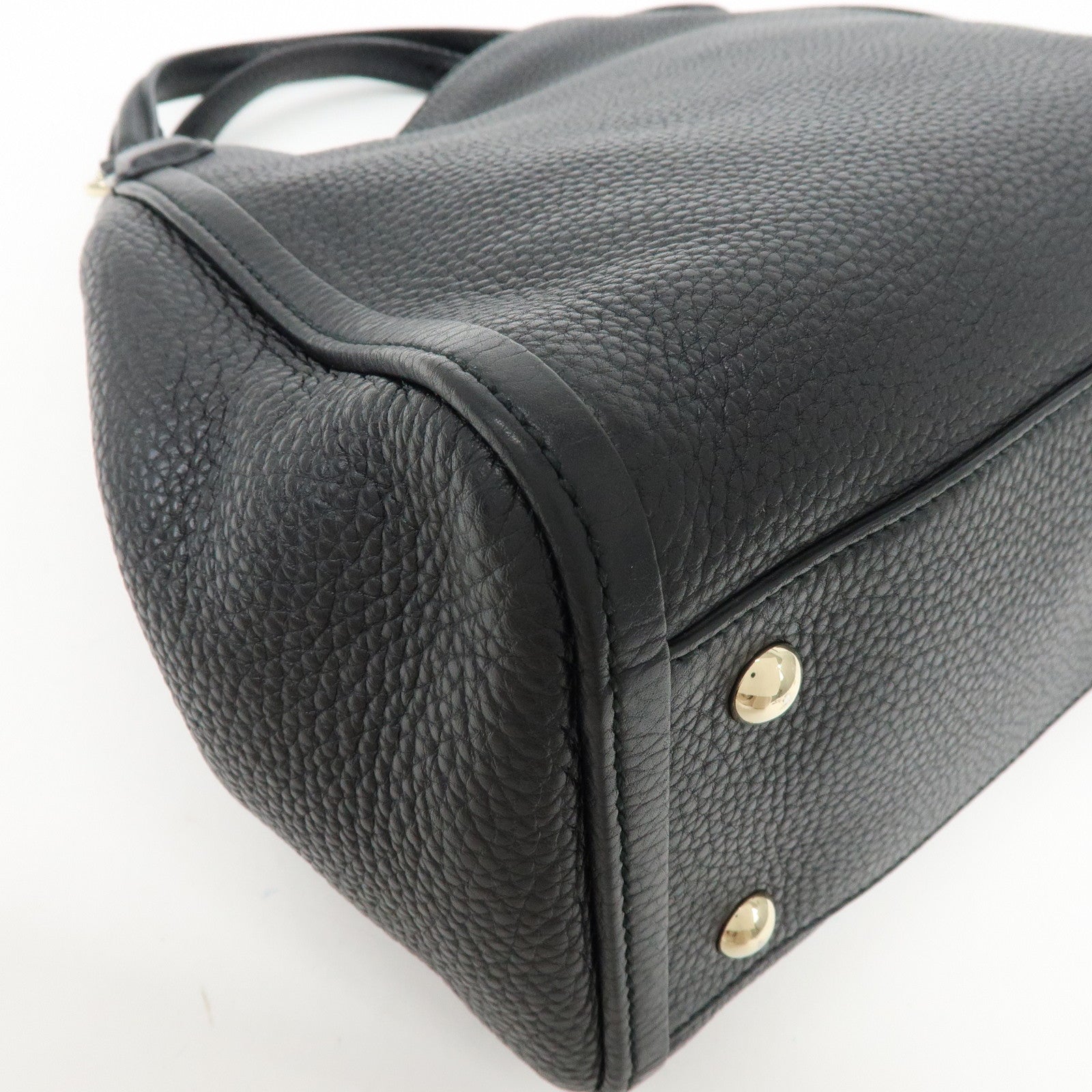 GUCCI SOHO Interlocking G 2Way Bag Hand Shoulder Bag Black 336751