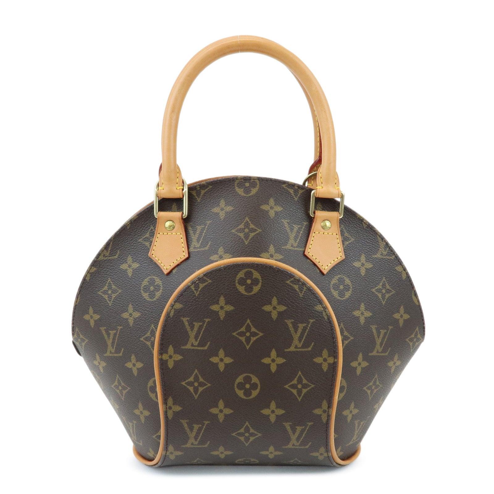 Louis Vuitton Monogram Ellipse PM Hand Bag Brown M51127