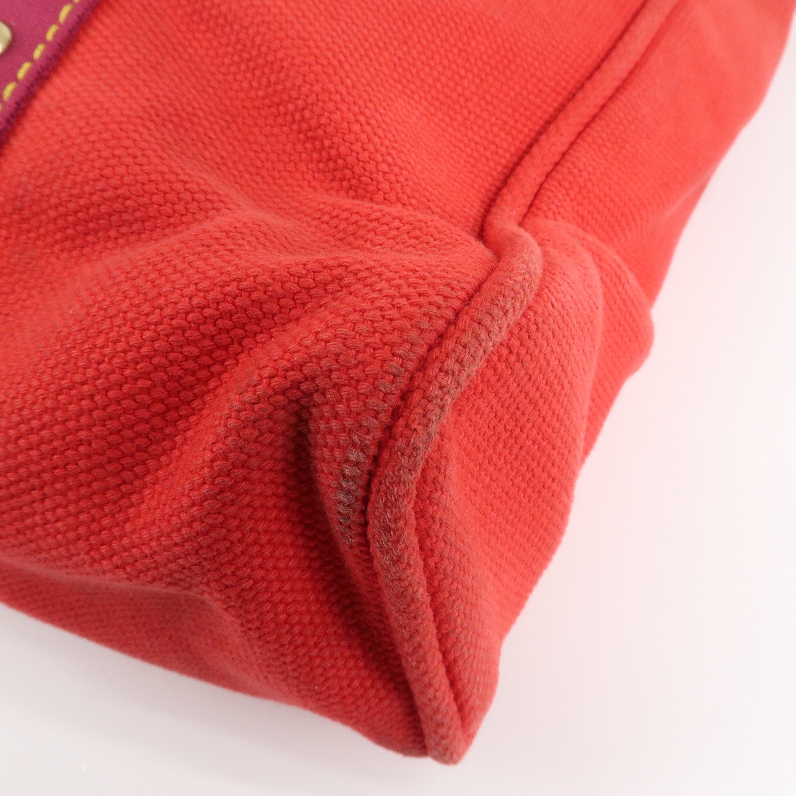 Louis Vuitton Antigua Cabas GM Canvas Shoulder Bag Rouge M40031 Used