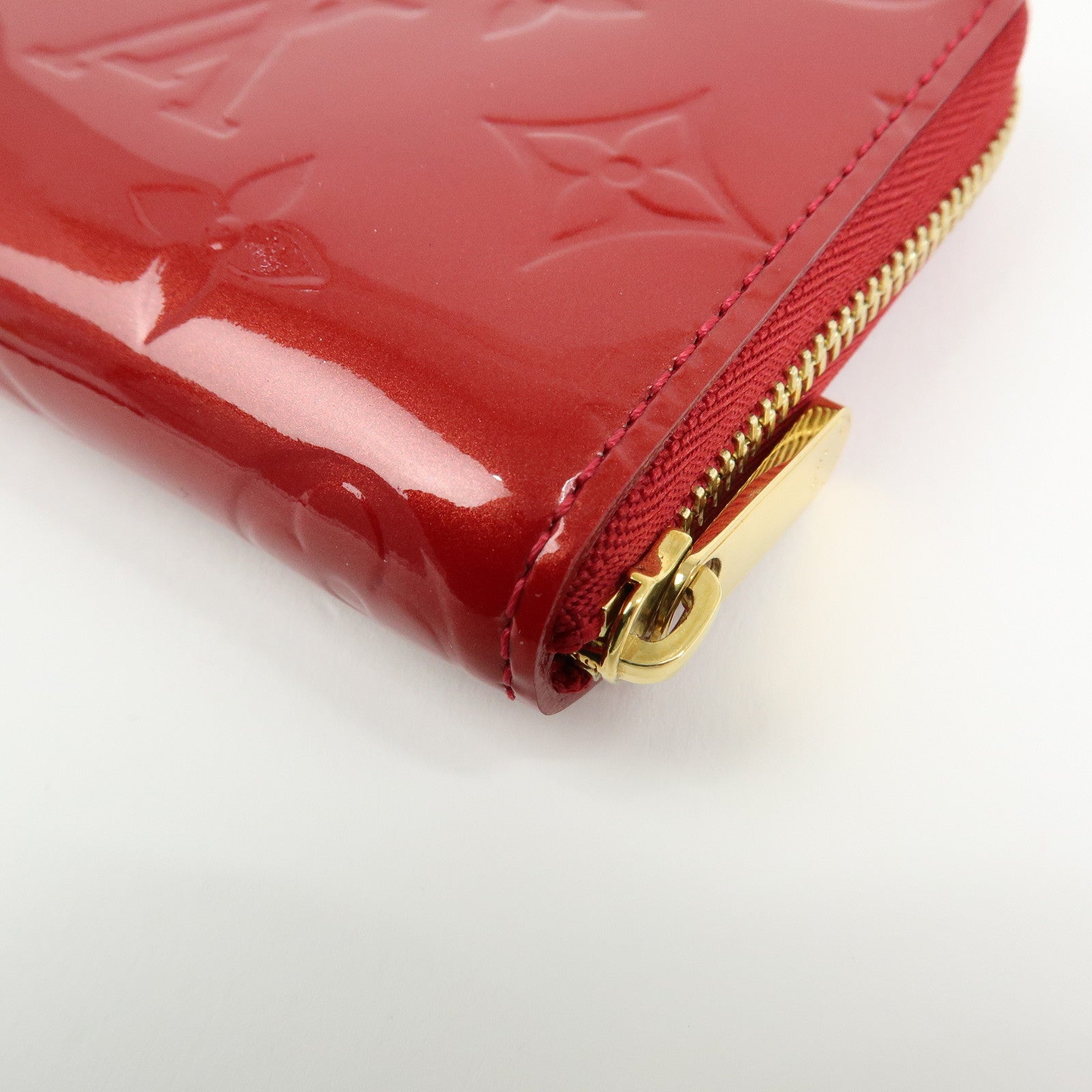 Louis Vuitton Monogram Vernis Zippy Coin Purse Pomme d'Amour M93608
