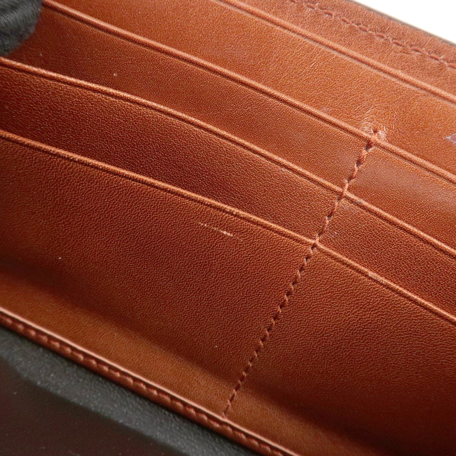 GUCCI Interlocking G Guccissima Lovely Heart Leather Wallet 251861 Used