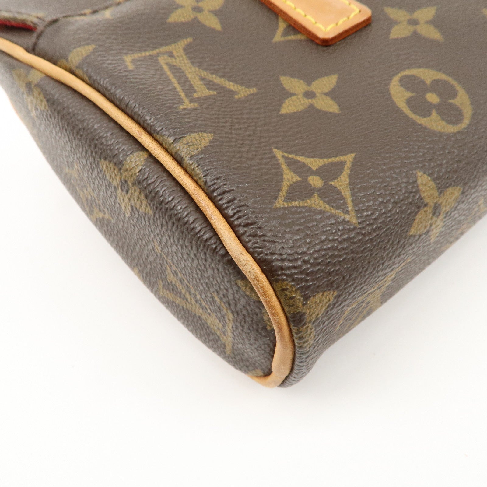 Louis Vuitton Monogram Sonatine Hand Bag Brown M51902 Used