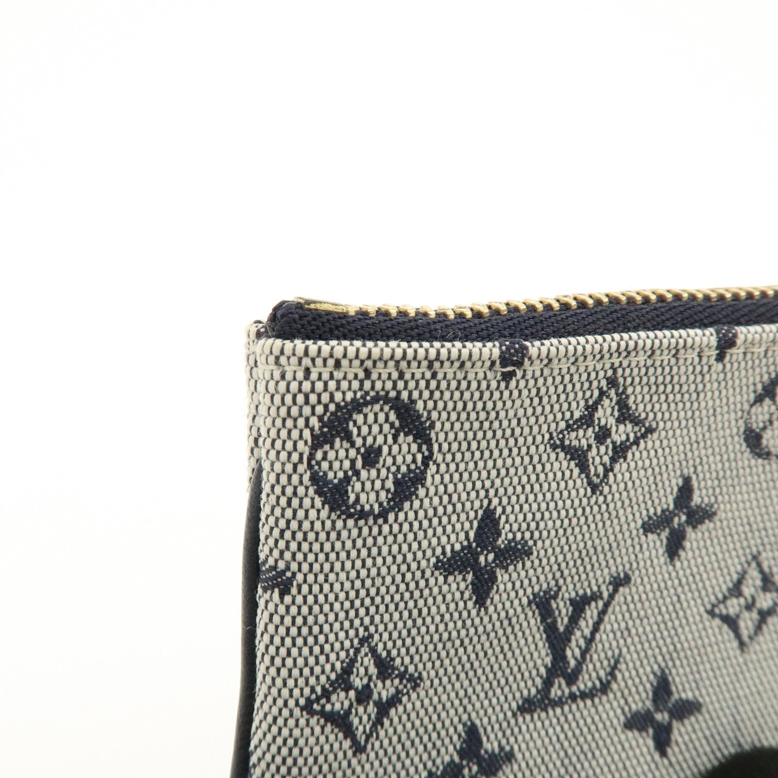 Louis Vuitton Monogram Mini Pochette Cles Coin Case Blue M92236