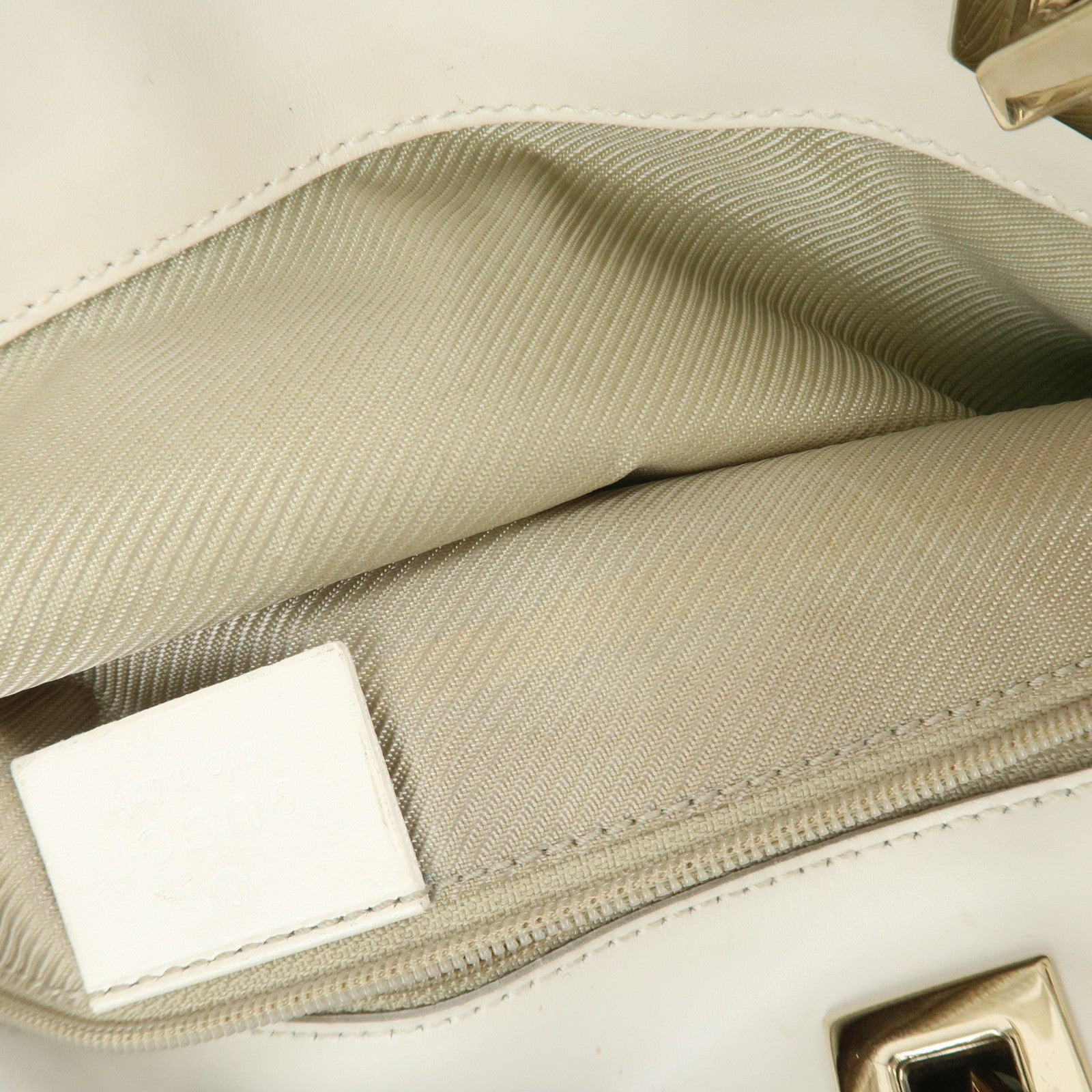 GUCCI GG Canvas Leather Shoulder Bag Hand Bag Light Blue 002.1099