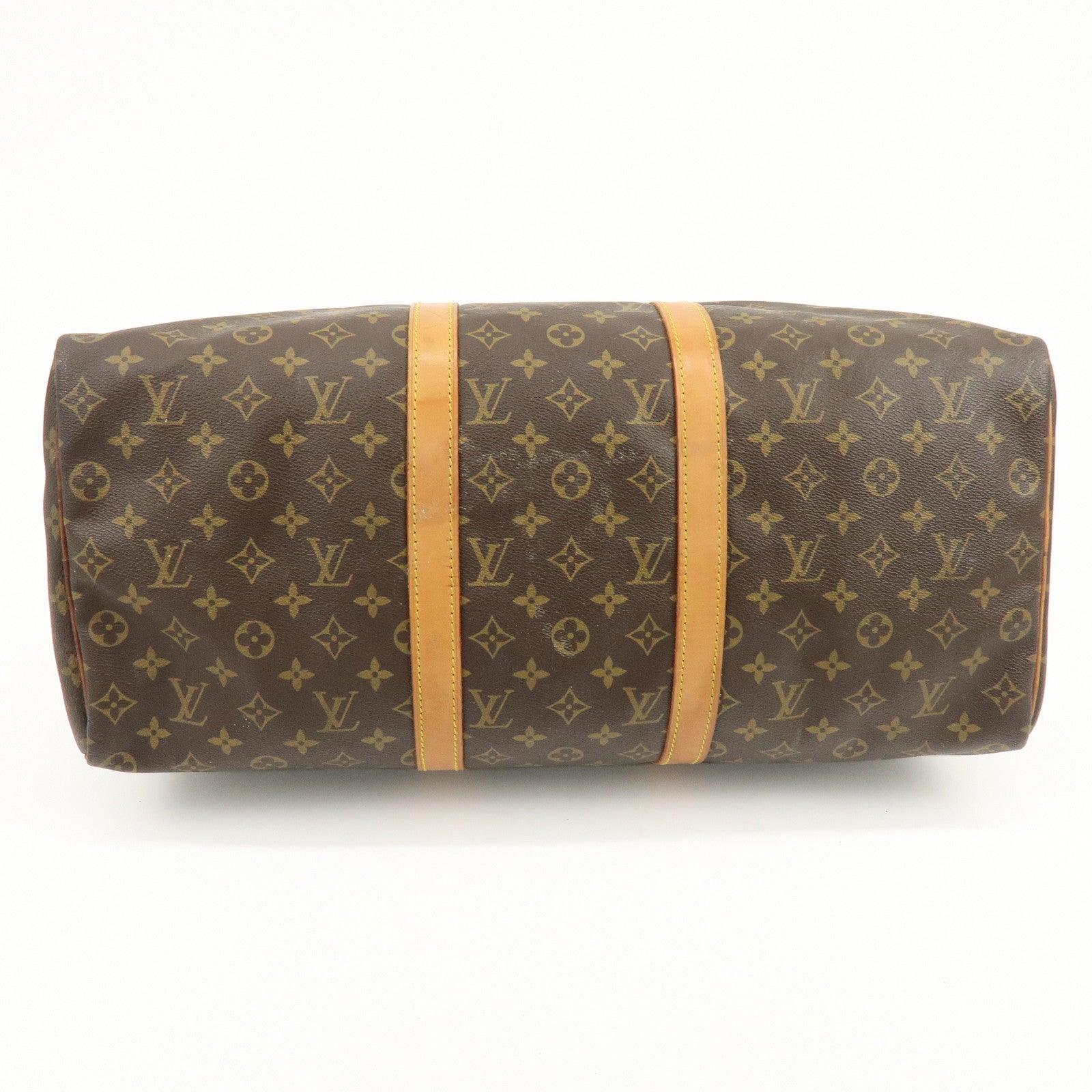 Louis Vuitton Monogram Keep All 50 Boston Bag Brown M41426