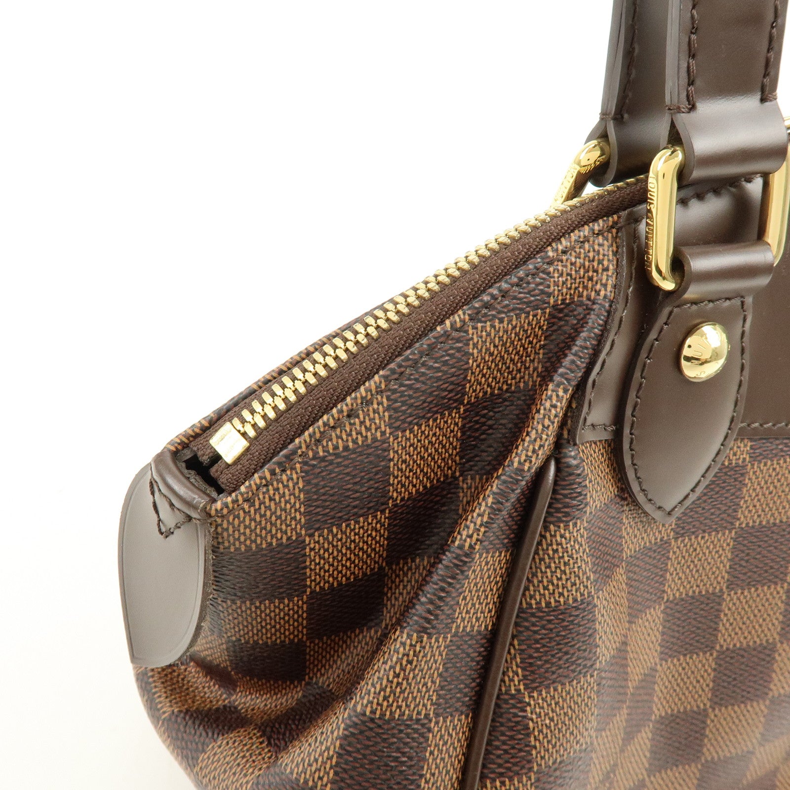 Louis Vuitton Damier Ebene Verona PM Hand Bag Brown