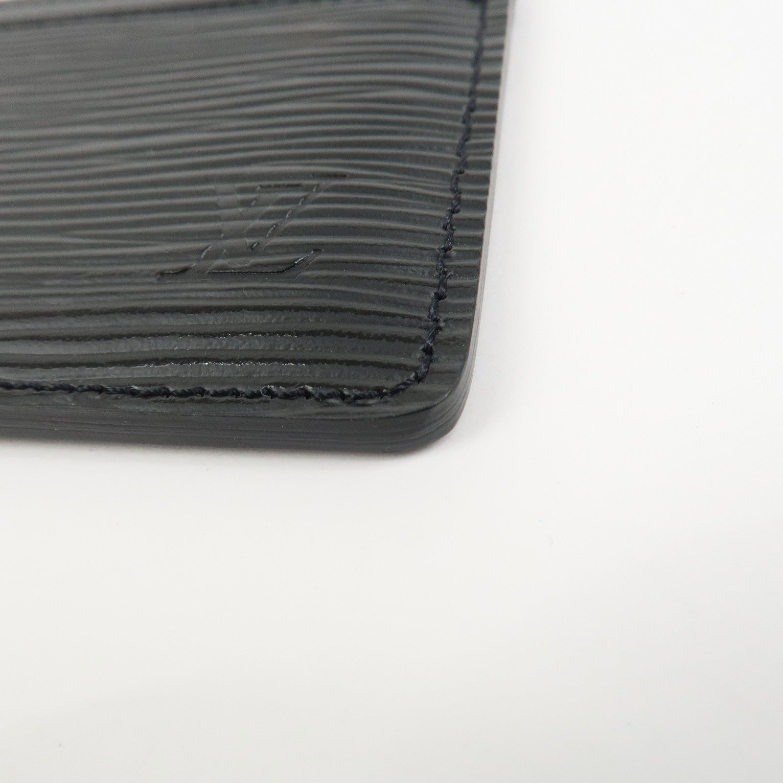 Louis Vuitton Epi Leather Porte Cartes Simple Card Case Noir M63512