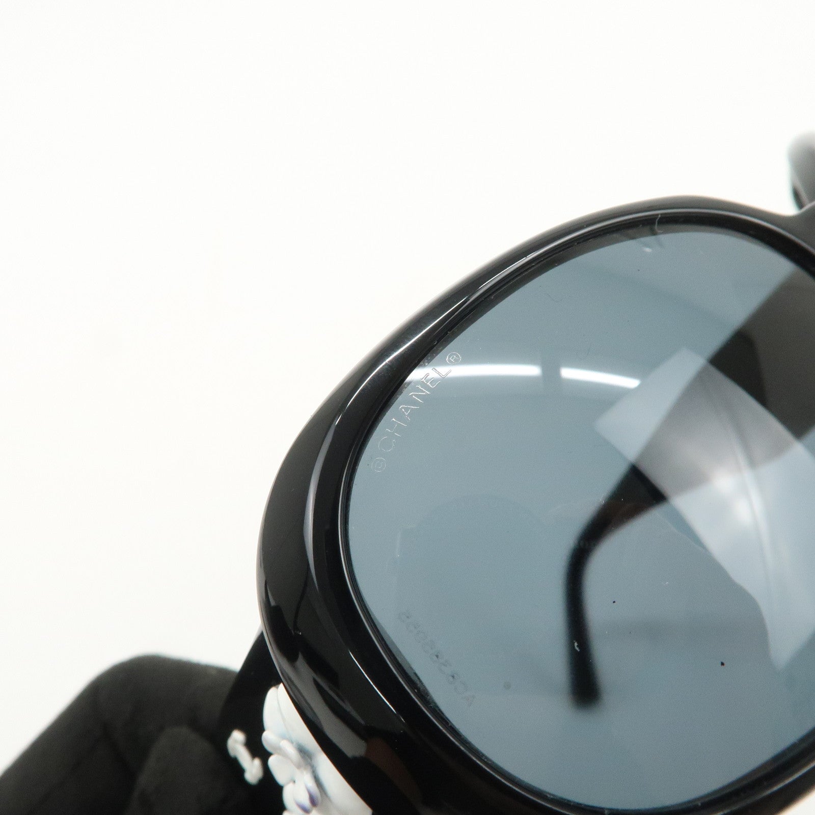 CHANEL Camellia Plastic Sunglasses 5113-A c.501/87 56□16 130 3N