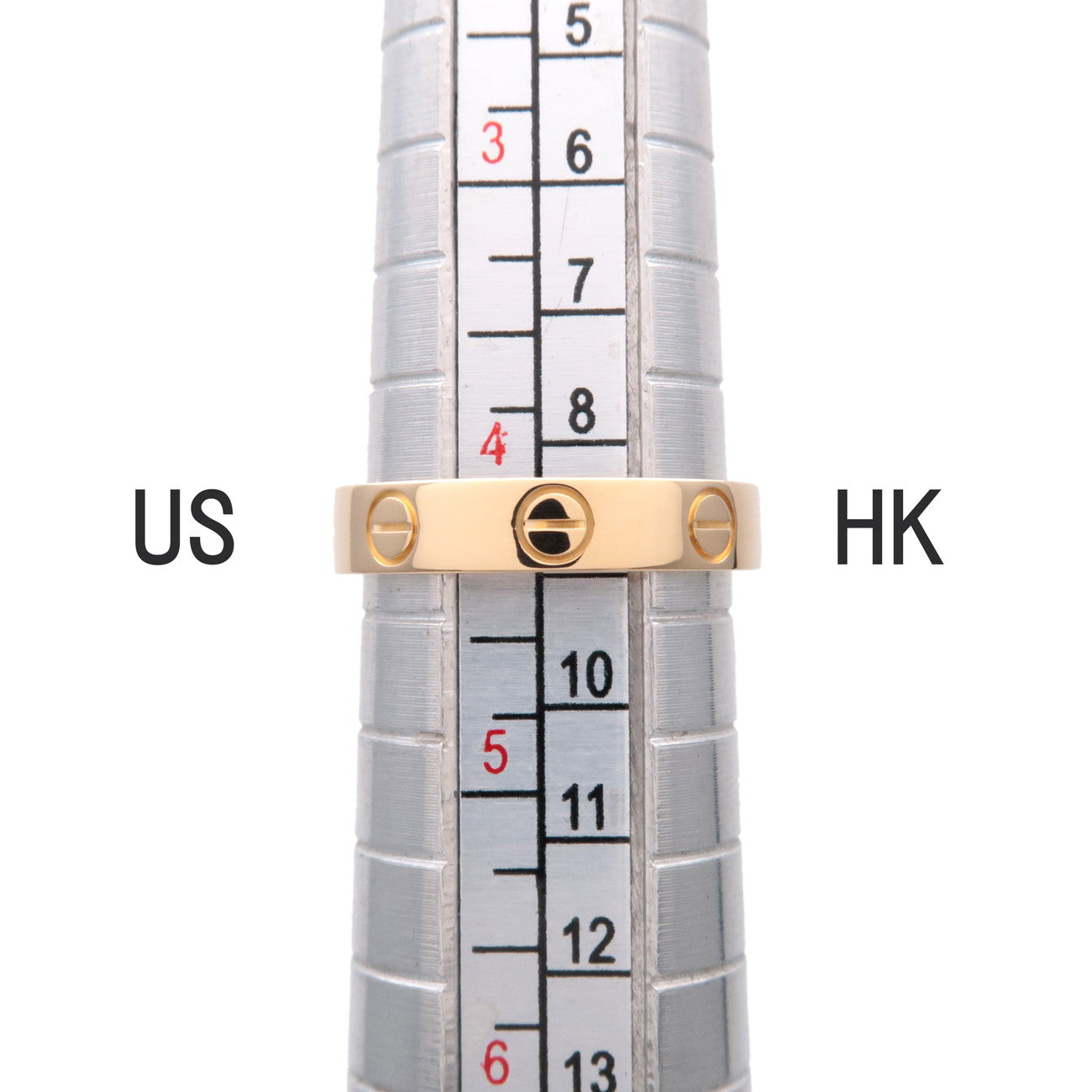 Cartier Mini Love Ring K18YG 750YG Yellow Gold #47 US4-4.5 EU47 HK9 Used