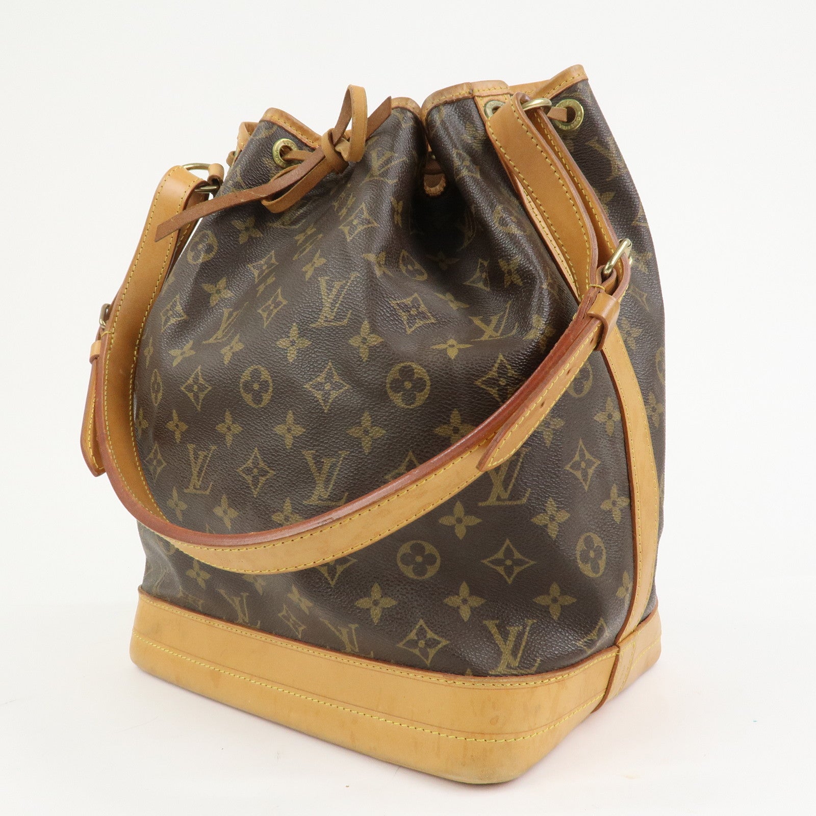 Louis Vuitton Monogram Noe Shoulder Bag Hand Bag Brown M42224