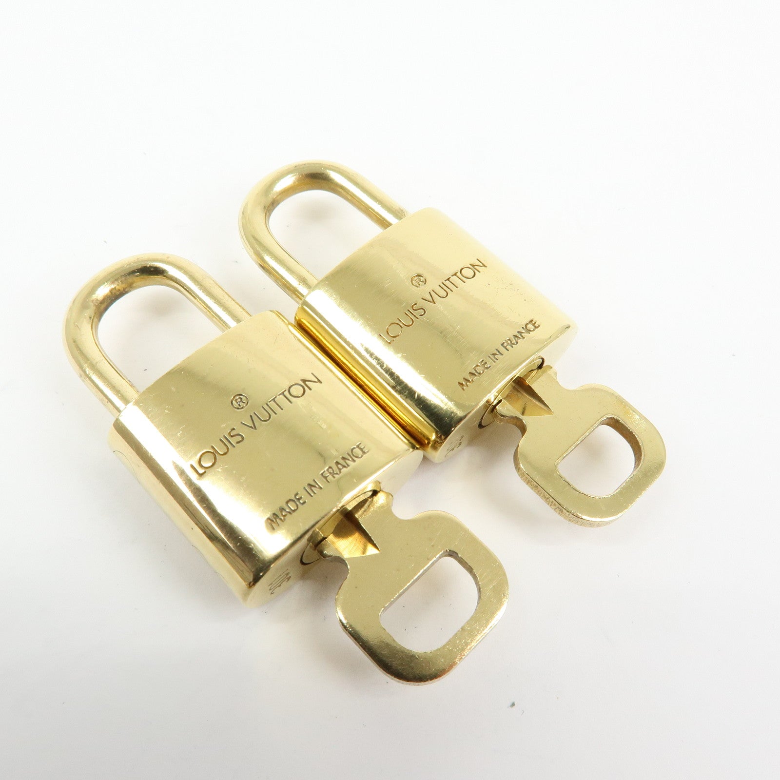 Louis Vuitton Set of 10 Lock & Key Cadena Key Lock Used