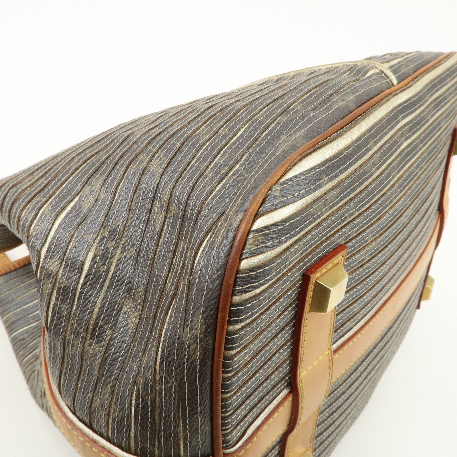 Louis Vuitton Monogram Eden Neo Leather Hand Bag Argent M40355