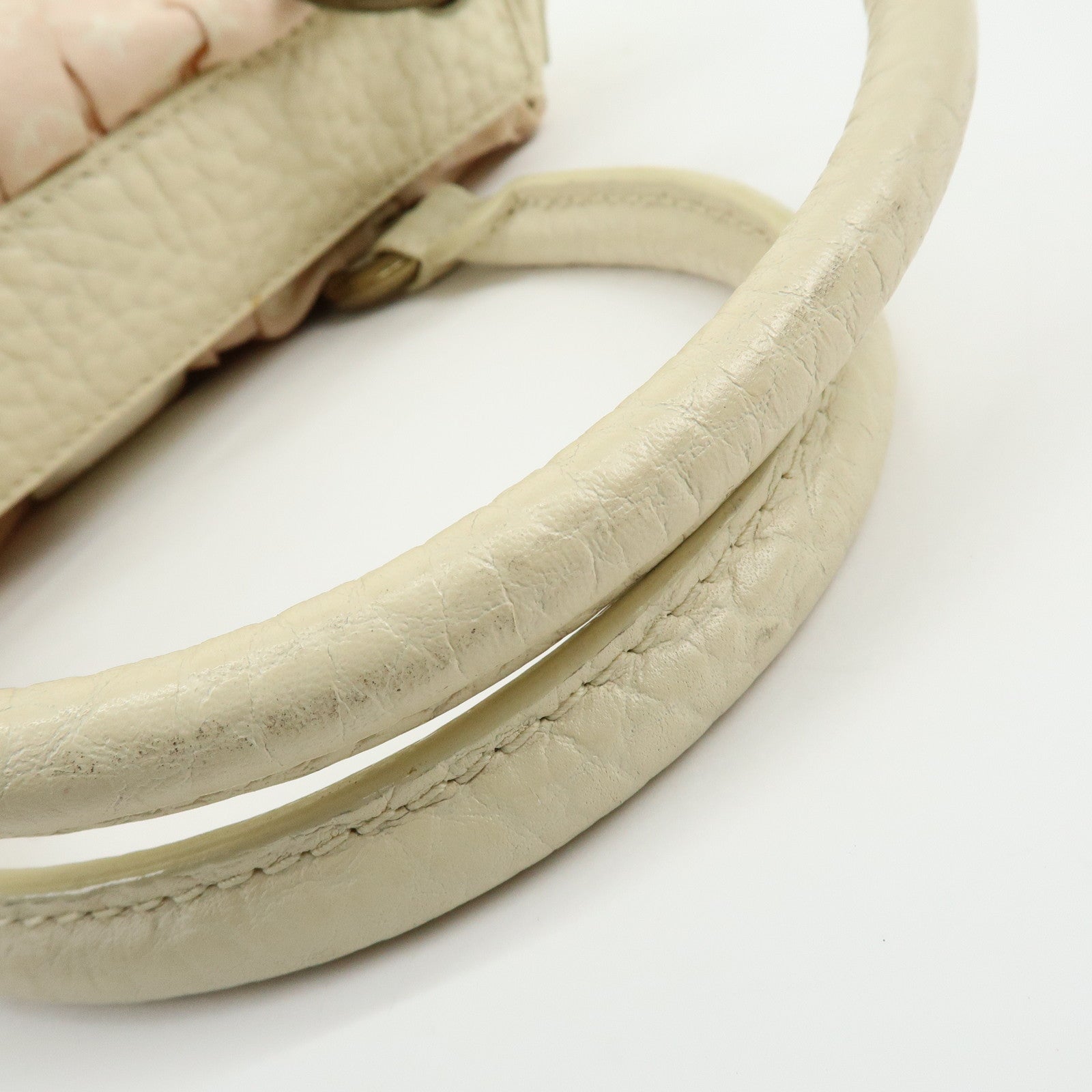 Louis Vuitton Monogram Mini Lin Trapes PM Hand Bag Rose M40062