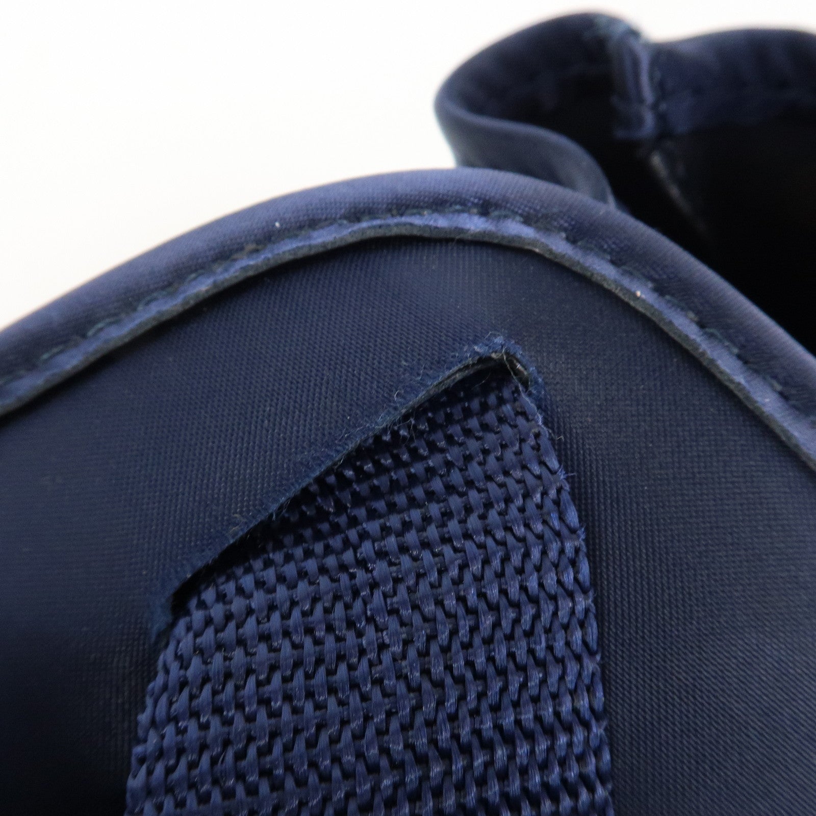 HERMES Nylon Sherpa Journey In The Land Of Stars 1999 Backpack Navy