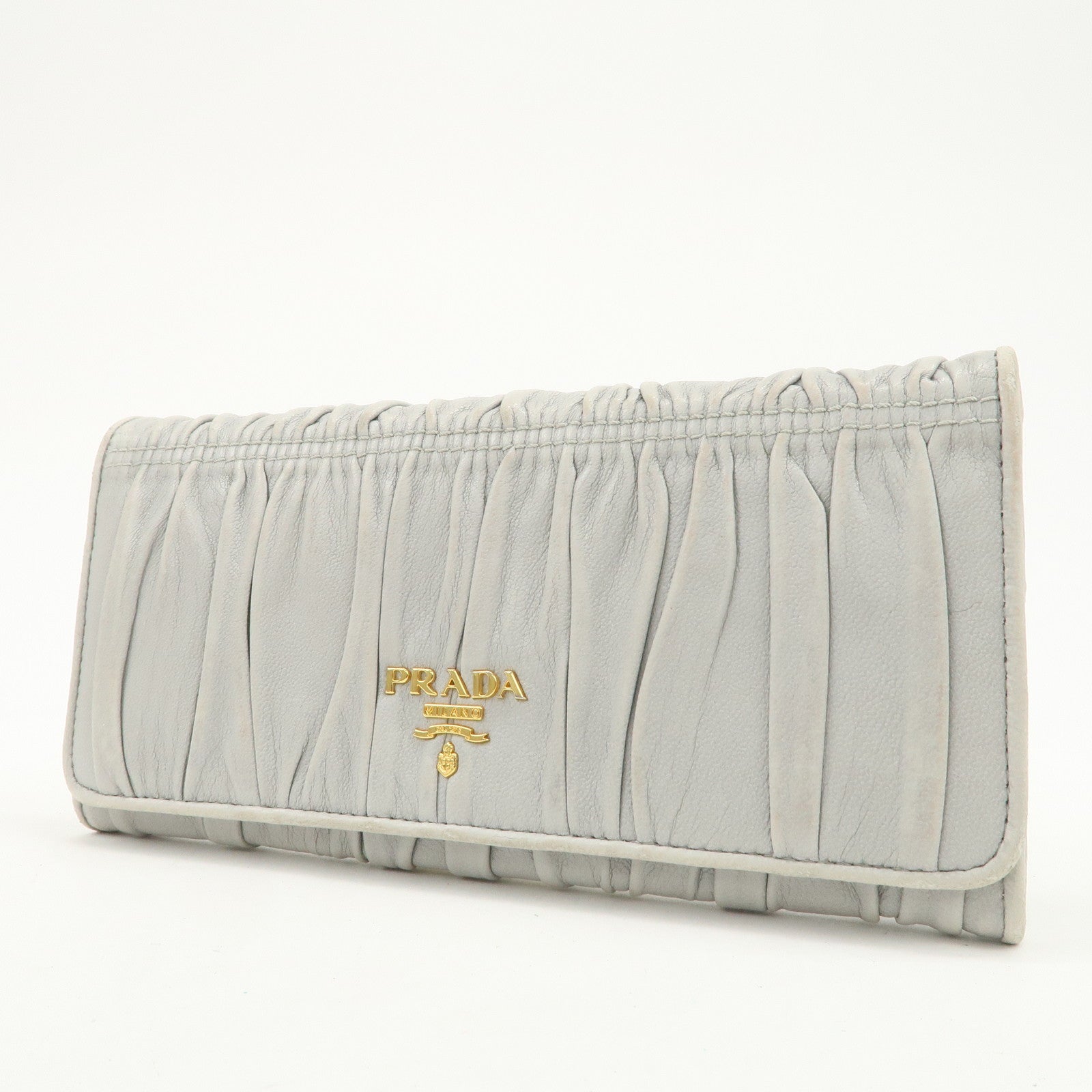 PRADA Leather Saffiano Leather Set of 3 Long Wallet 1MH132/1M1132