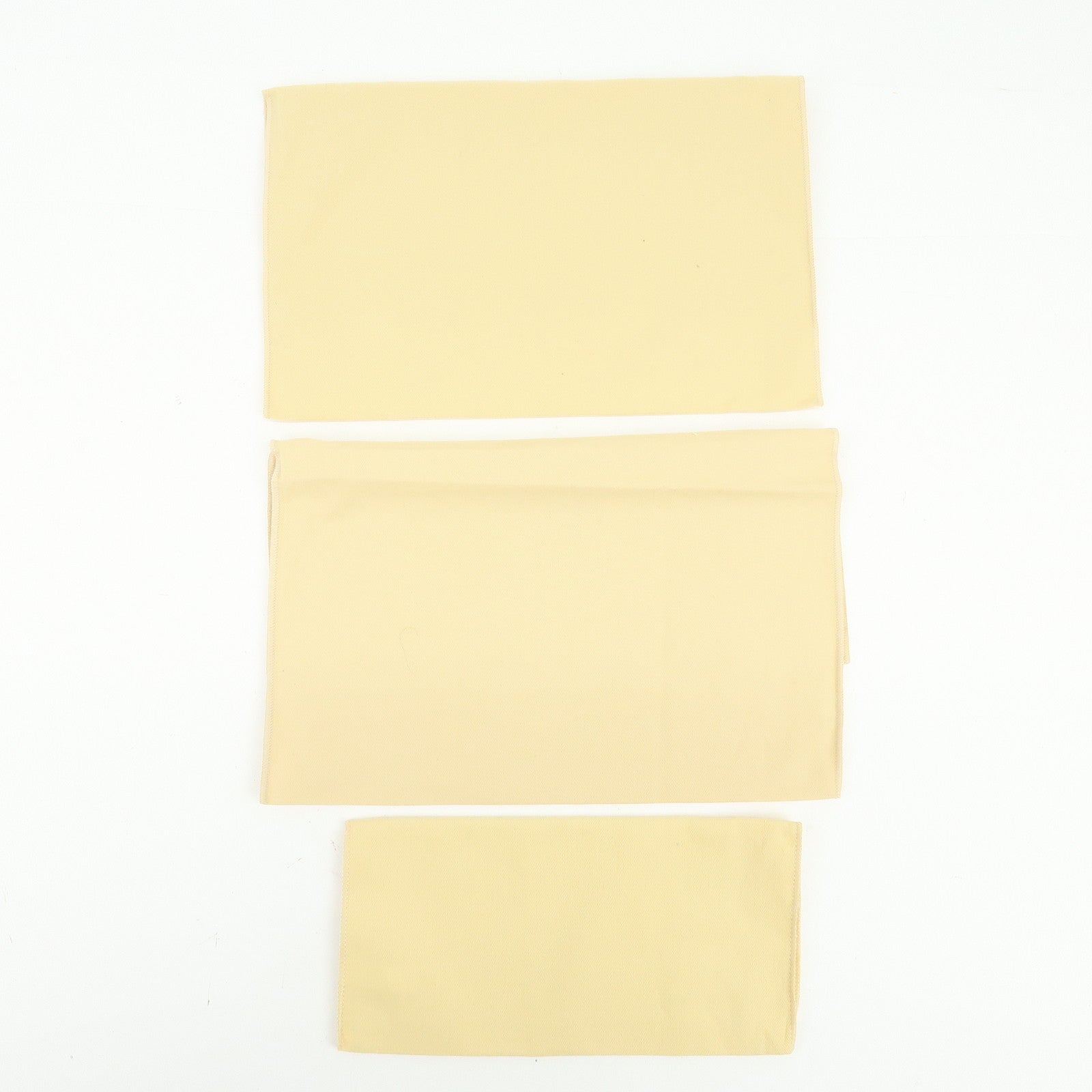 Louis Vuitton Set of 13 Dust Bag Storage Bag Flap Style Beige