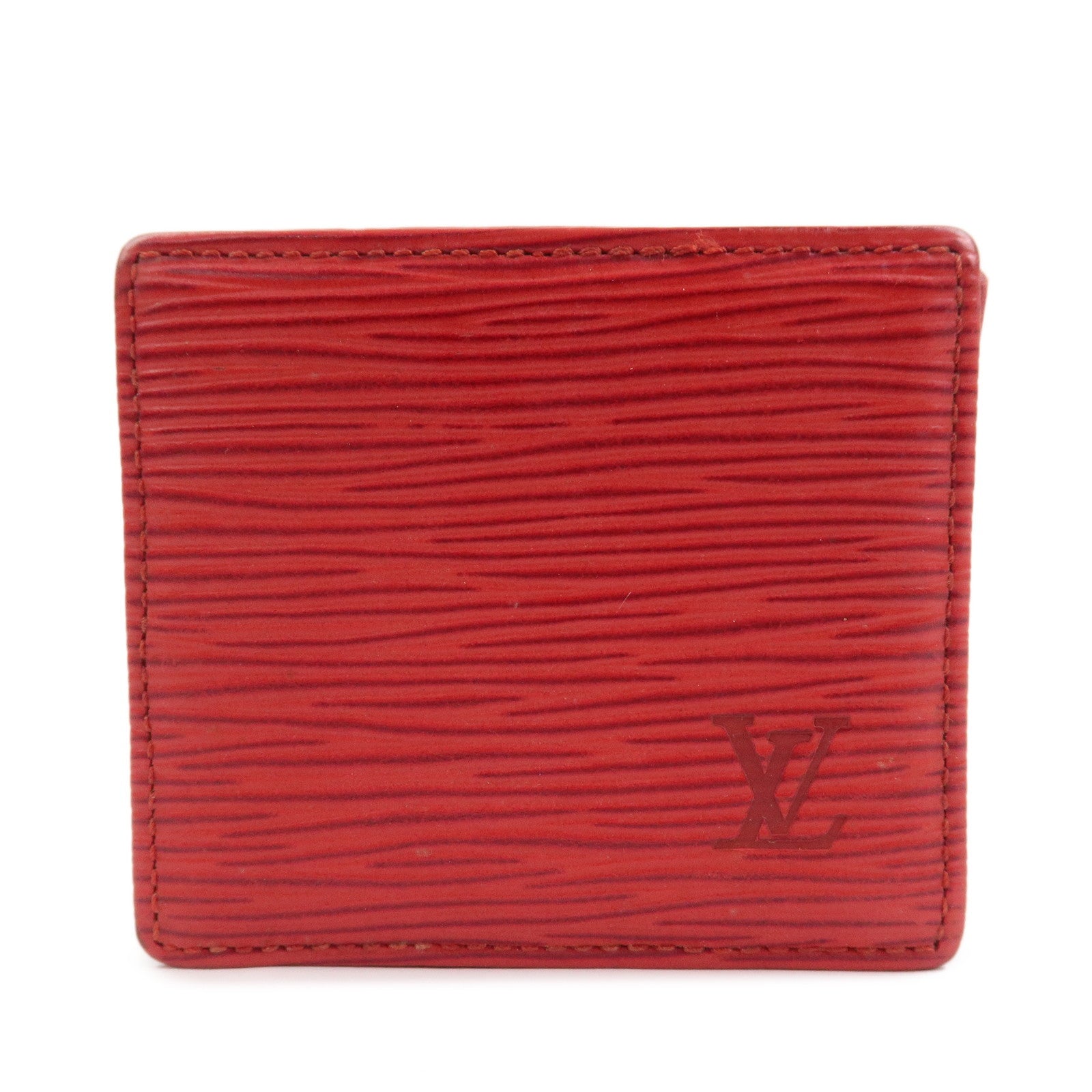 Louis Vuitton Epi Leather Porte Monnaie Boite Castilian Red M63697