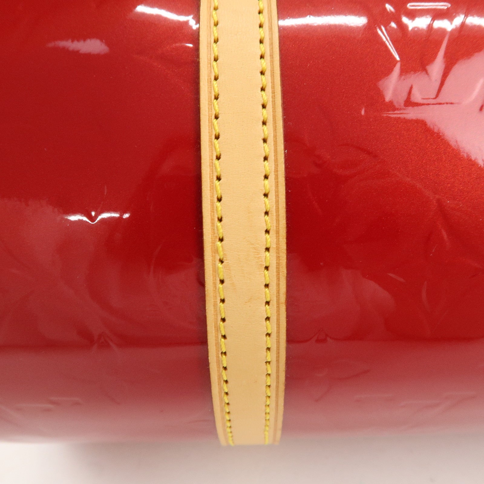 Louis Vuitton Monogram Vernis Bedford Hand Bag Pomme d'Amour M91986