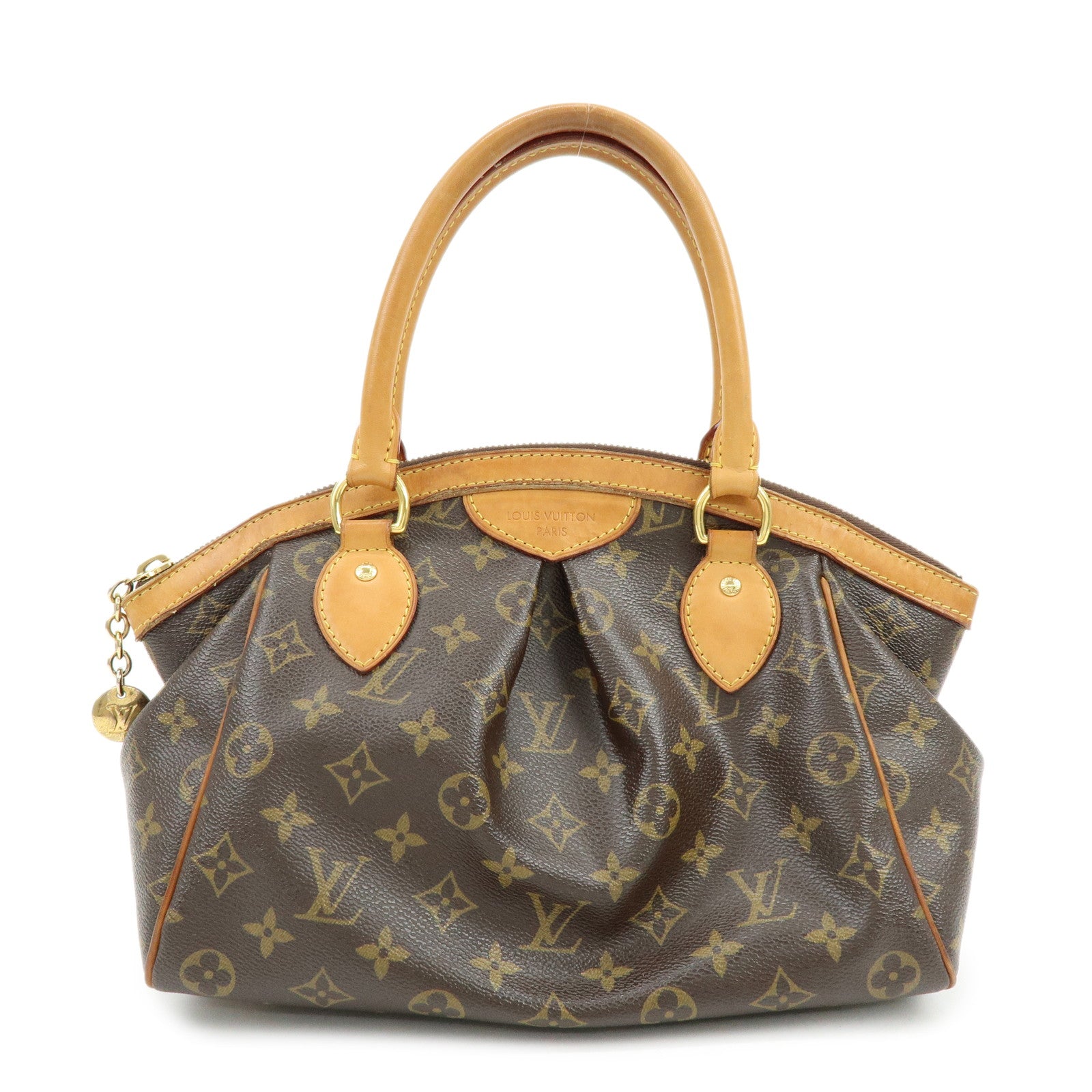 Louis Vuitton Monogram Tivoli PM Hand Bag Shoulder Bag Brown M40143