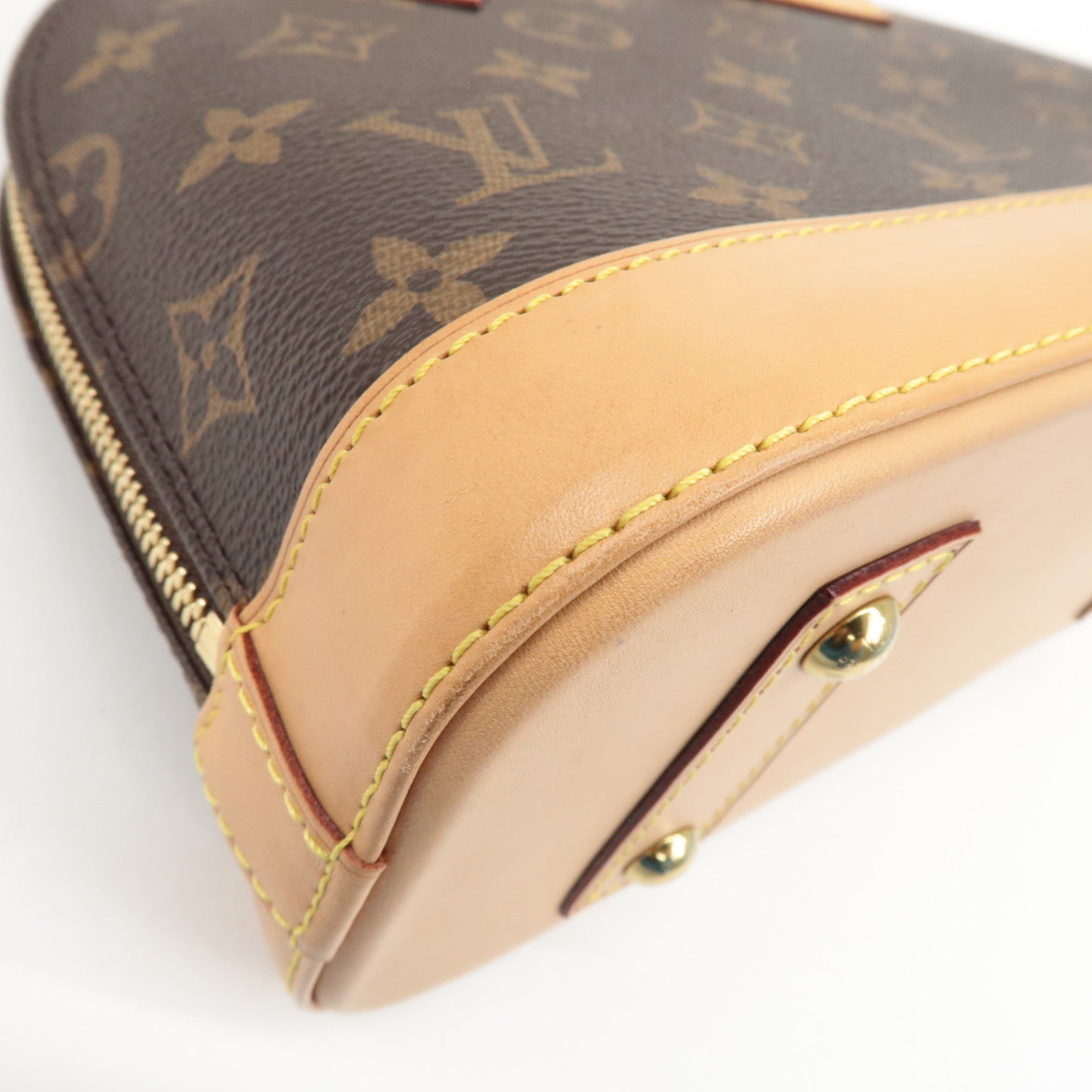 Louis Vuitton Monogram Alma BB 2Way Hand Bag Shoulder Bag M53152 Used