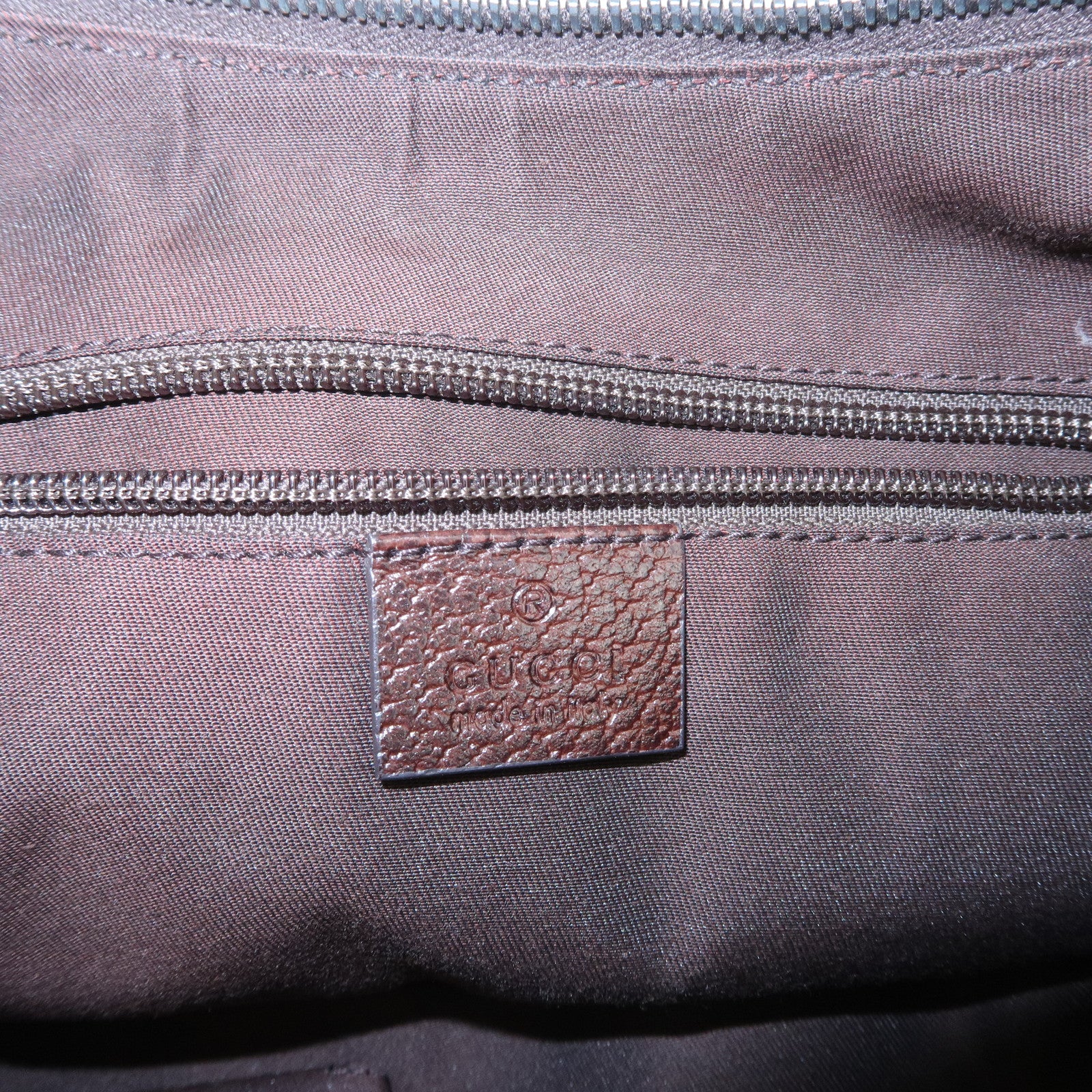 GUCCI Sherry GG Canvas Leather Shoulder Bag Crossbody Bag 181092