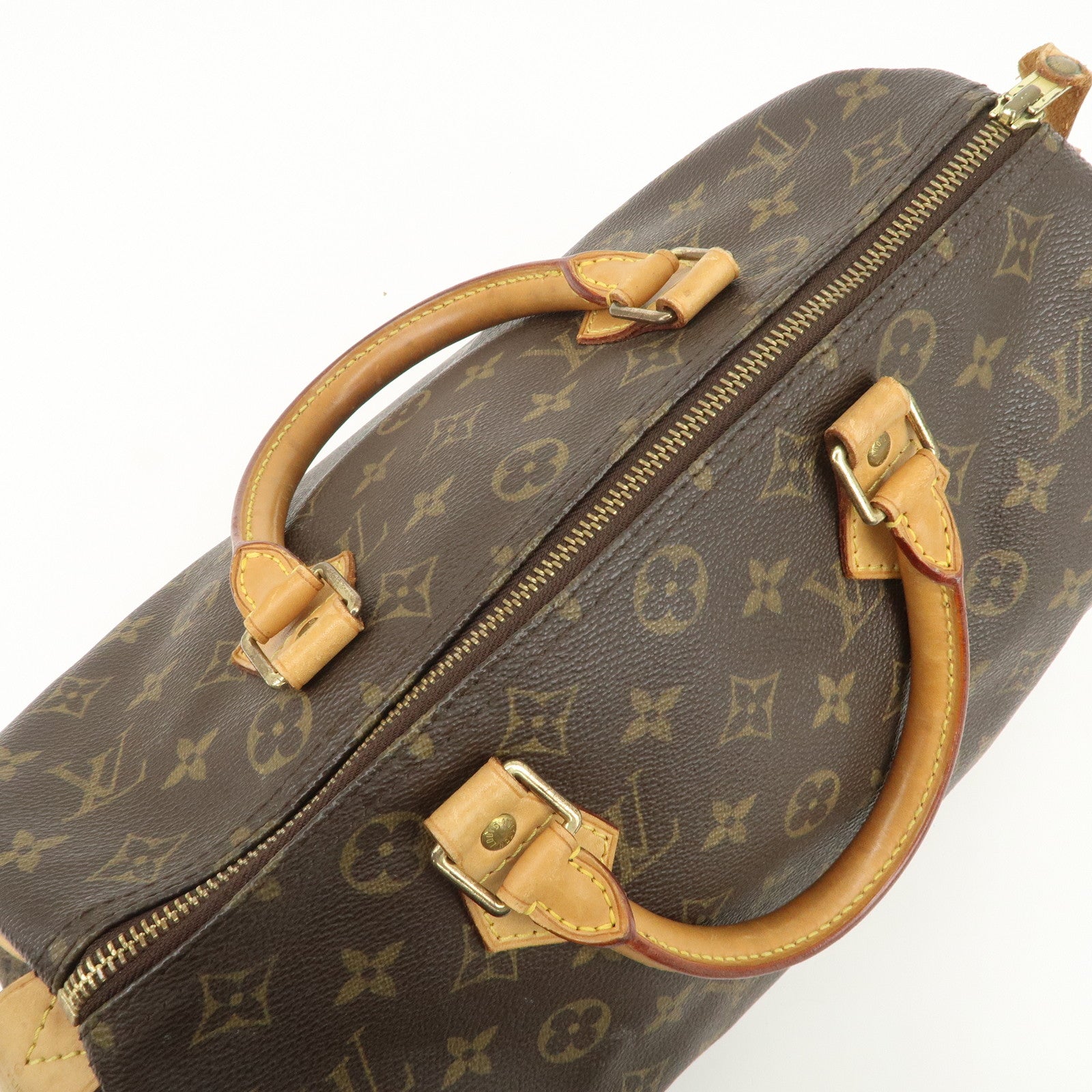 Louis Vuitton Monogram Speedy 30 Boston Bag Hand Bag Brown M41526