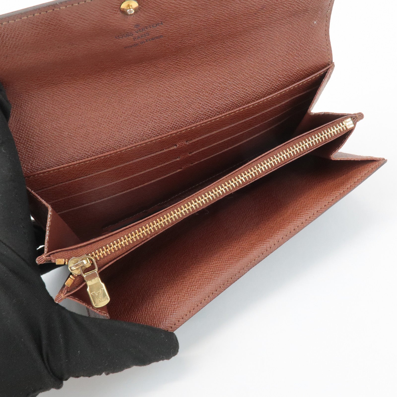 Louis Vuitton Monogram Portefeuille Sarah Long Wallet M61734