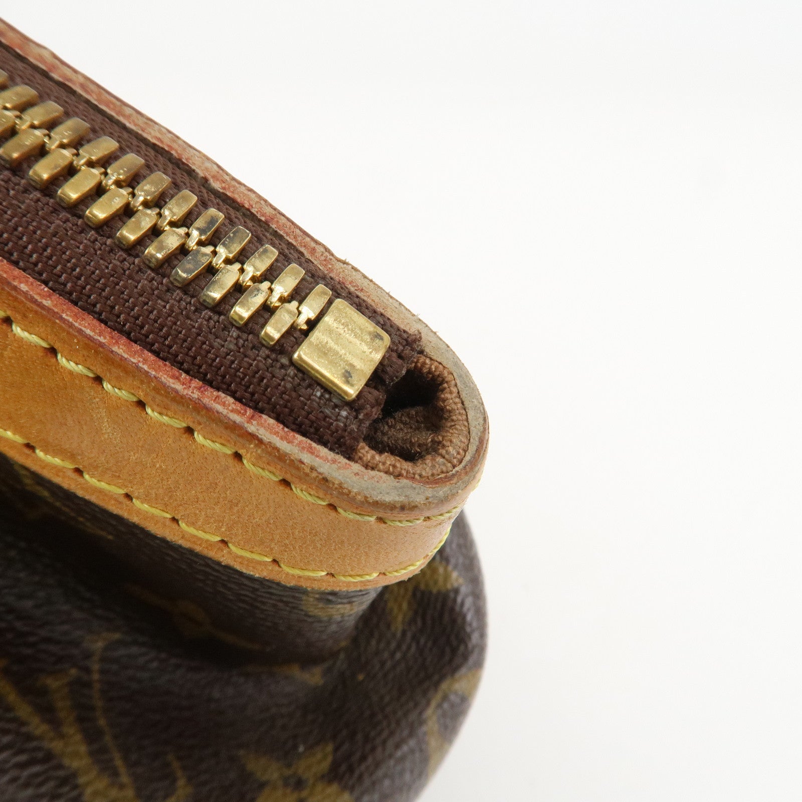 Louis Vuitton Monogram Tivoli PM Hand Bag Shoulder Bag Brown M40143 Used