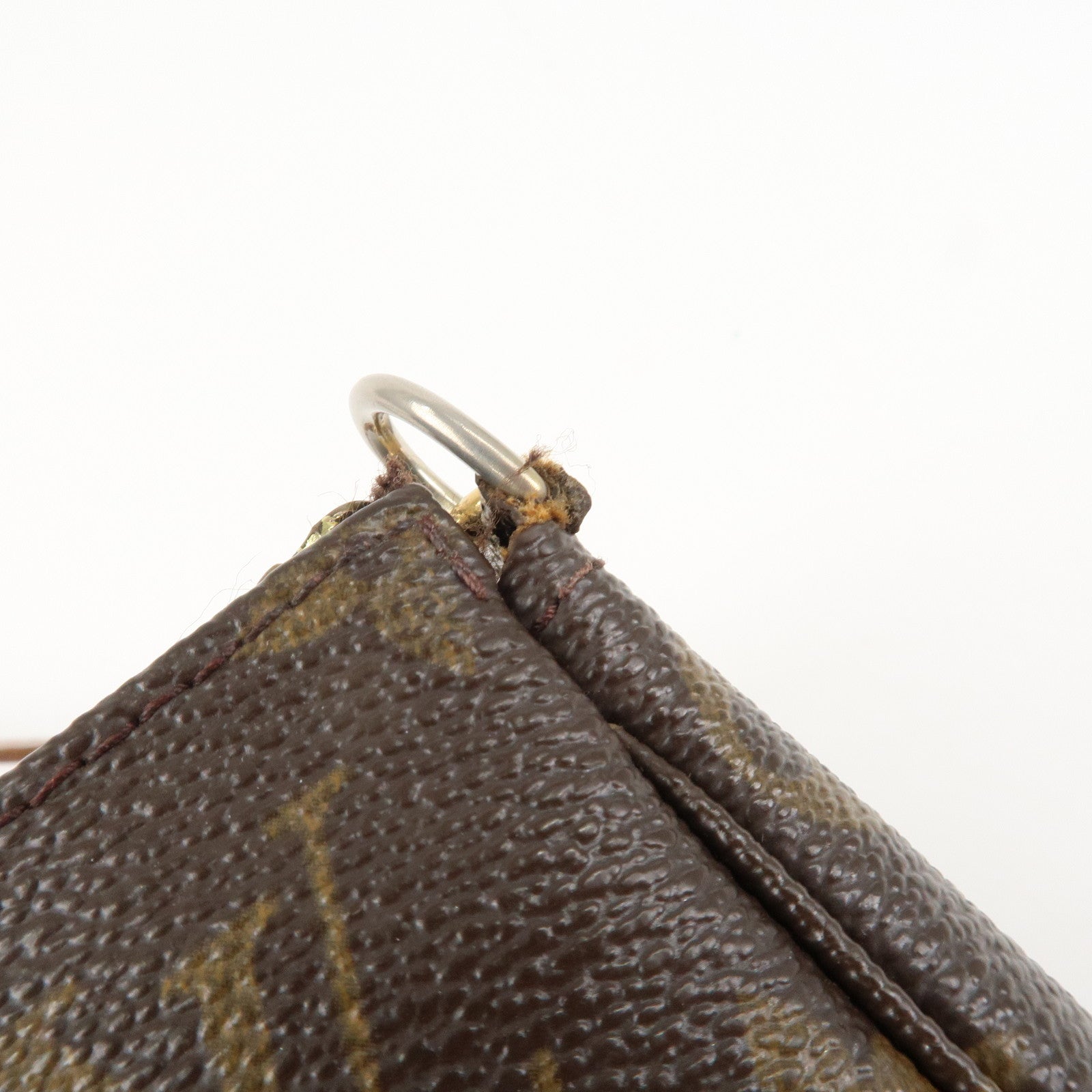 Louis Vuitton Monogram Pochette Accessoires Hand Bag Brown M51980 Used