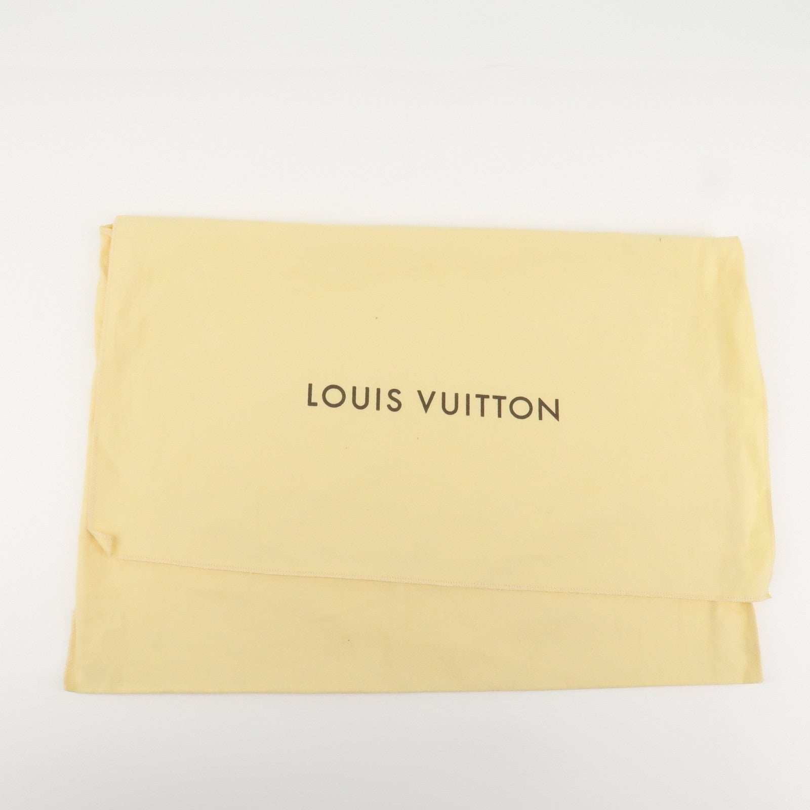 Louis Vuitton Set Of 10 Dust Bag Storage Bag Flap Style Beige Used