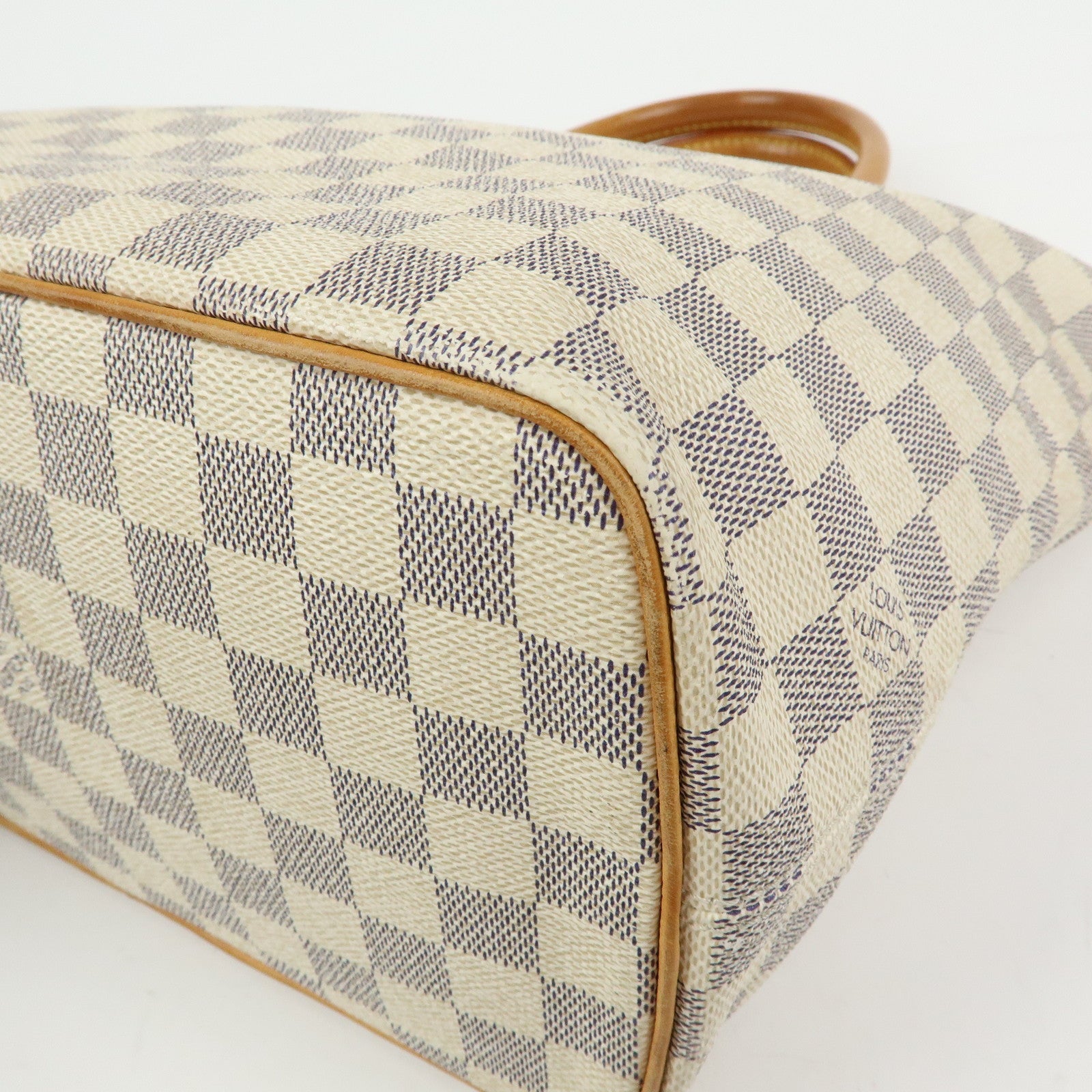 Louis Vuitton Damier Azur Saleya PM Tote Bag Hand Bag N51186