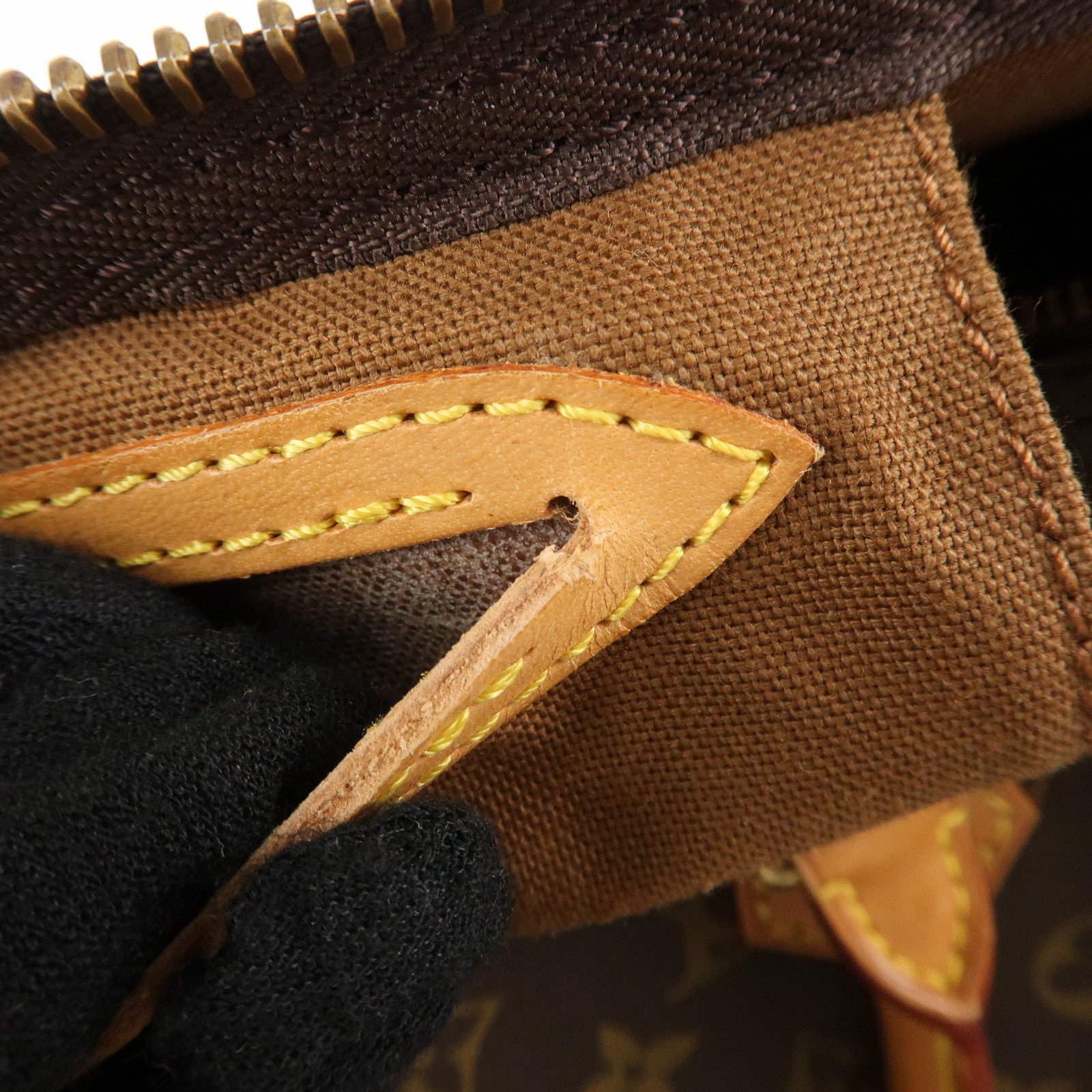 Louis Vuitton Monogram Speedy 35 Hand Bag Boston Bag Brown M41524