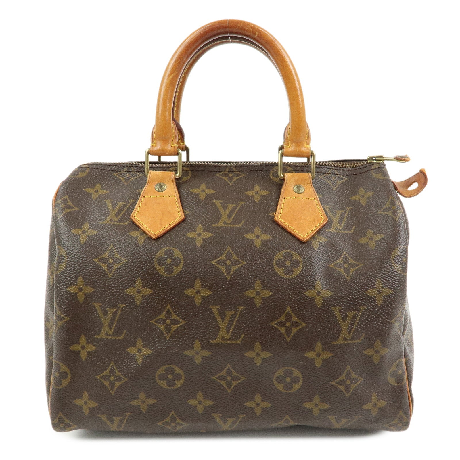 Louis Vuitton Monogram Speedy 25 Boston Bag Hand Bag Brown M41528