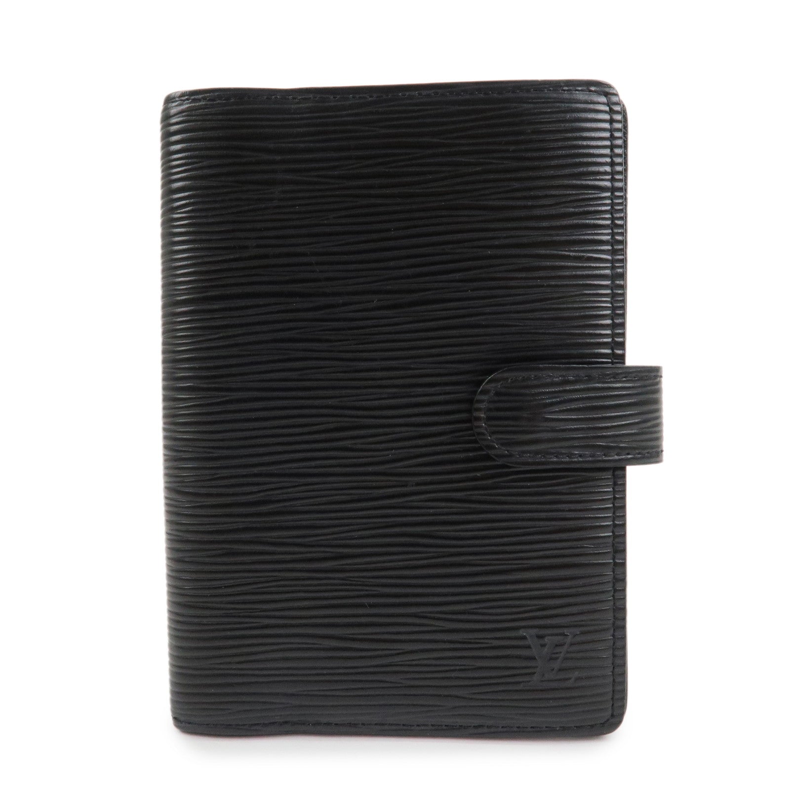 Louis Vuitton Epi Agenda PM Planner Cover Noir R20052