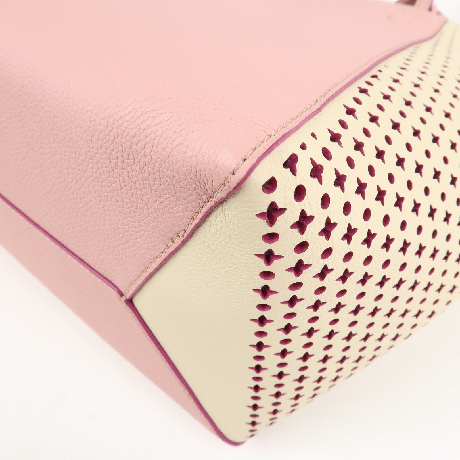 Louis Vuitton Leather Rock Me Cover Tote Bag Rose M54578