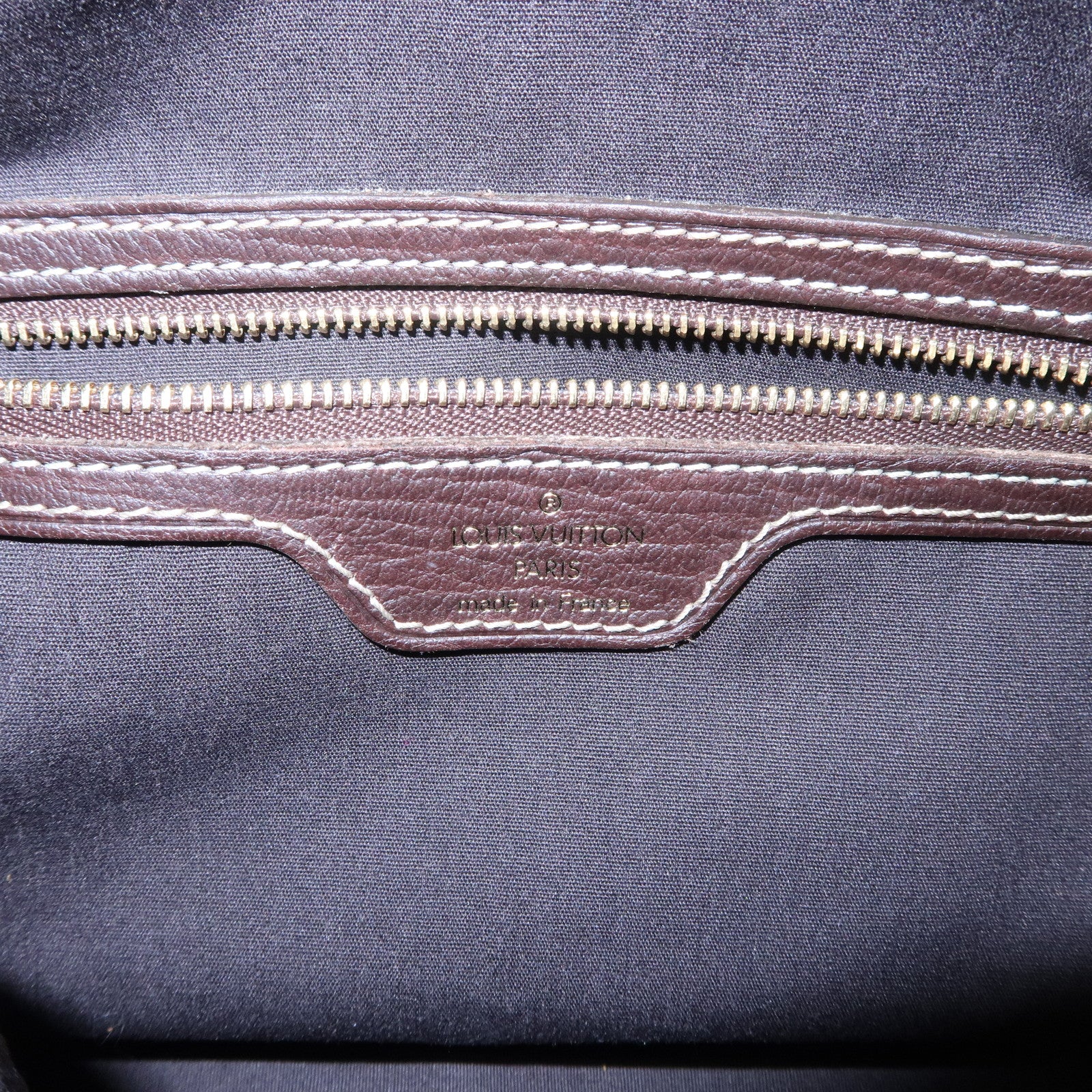 Louis Vuitton Monogram Mini Lin Boulogne Shoulder Bag Ebene M95225 Used