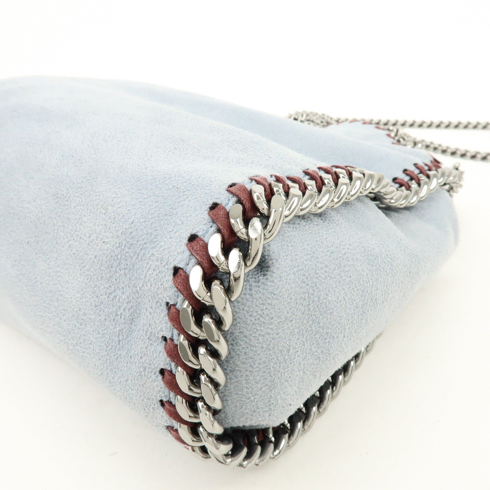 STELLA MCCARTNEY Falabella Tiny Faux Leather 2Way Bag Blue 371223