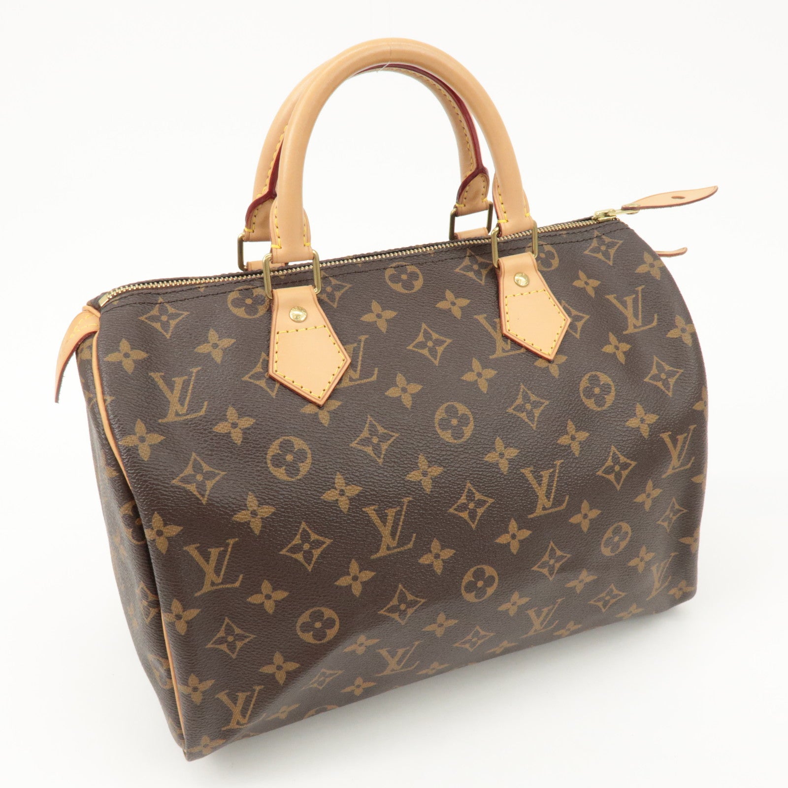 Louis Vuitton Monogram Speedy 30 Hand Bag Boston Bag M41526 Used