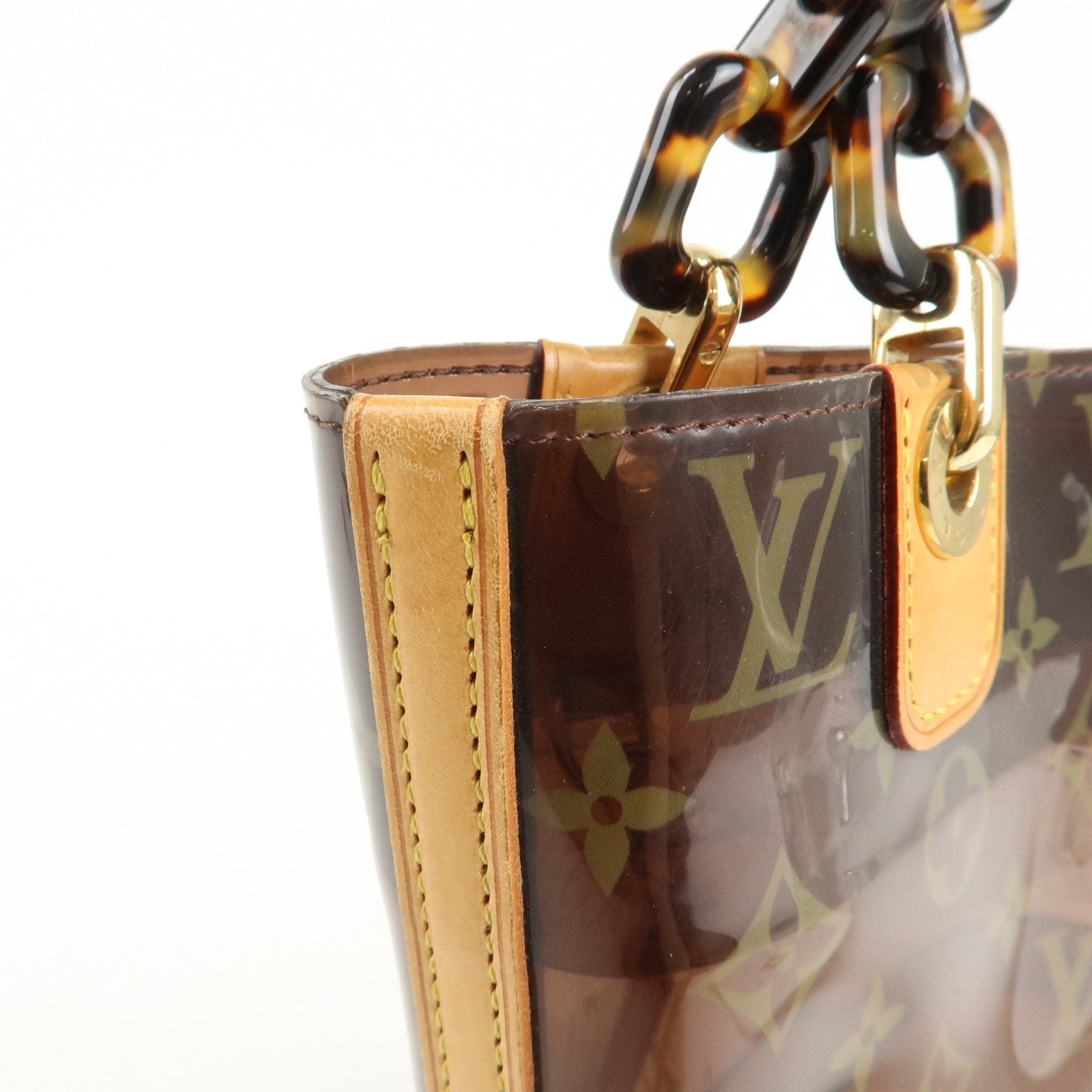 Louis Vuitton Monogram Cabas Ambre PM Vinyl Tote Bag M92502 Used