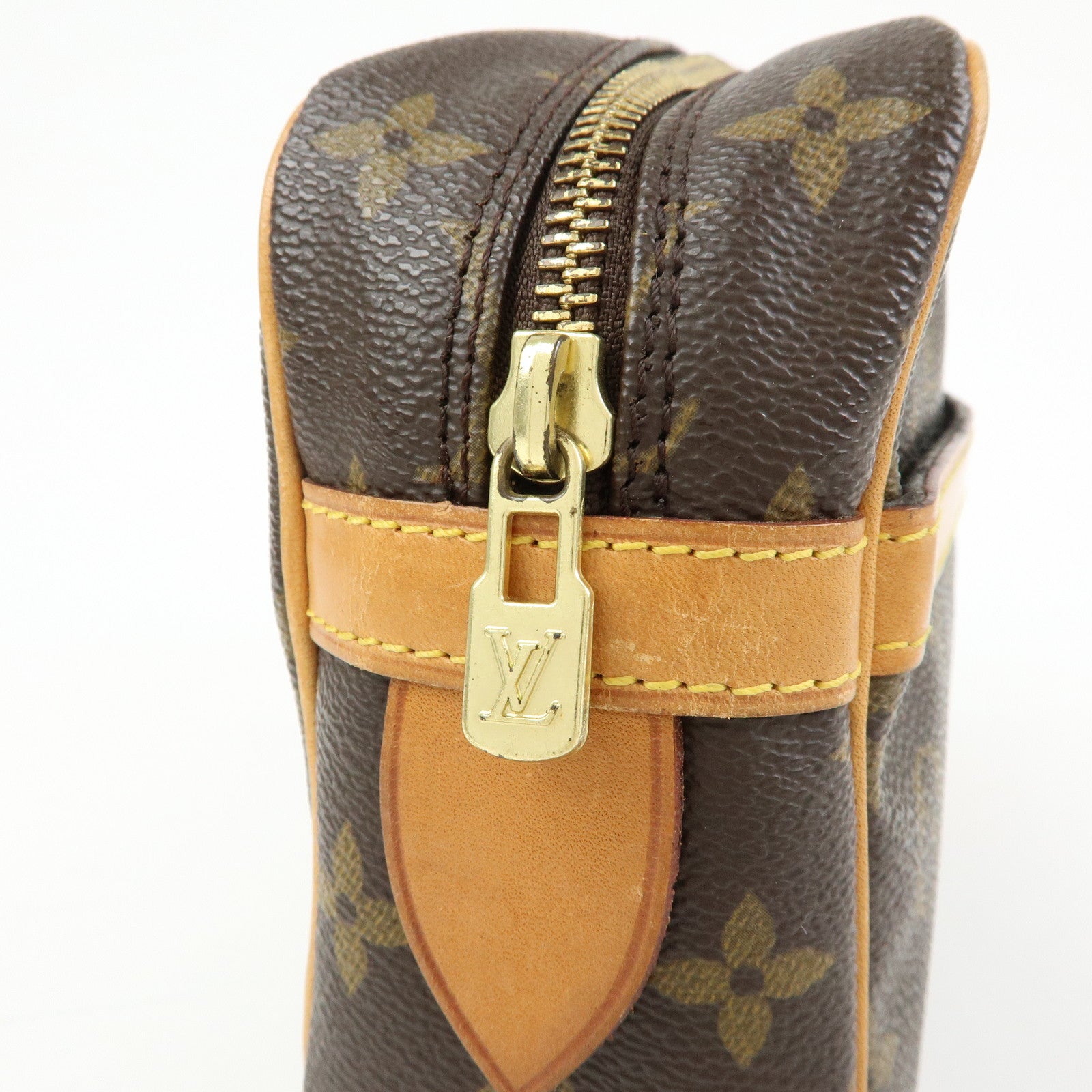 Louis Vuitton Monogram Compiegne 28 Pouch Clutch Bag Brown M51845