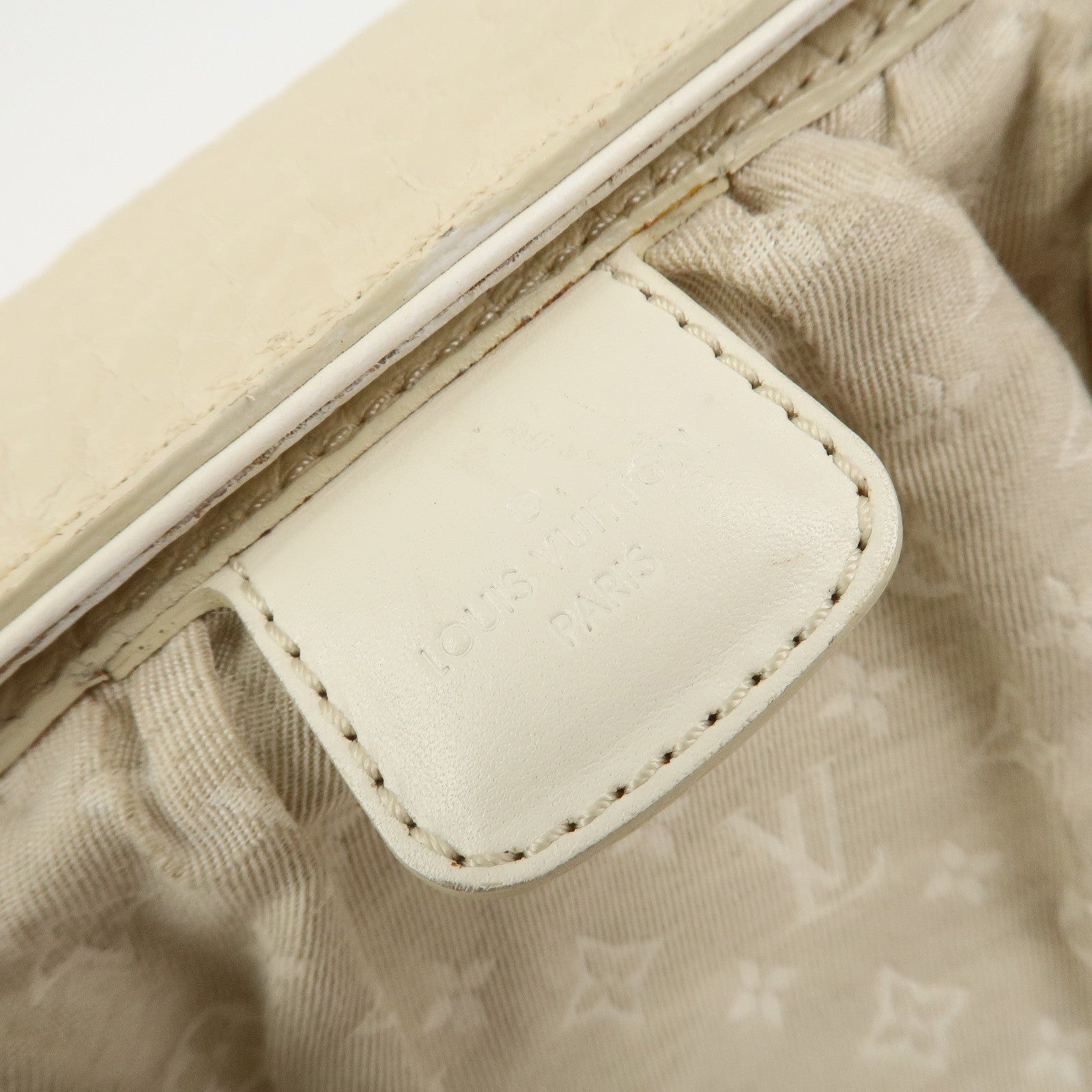 Louis Vuitton Monogram Mini Lin Trapeze PM Hand Bag Dune M40061