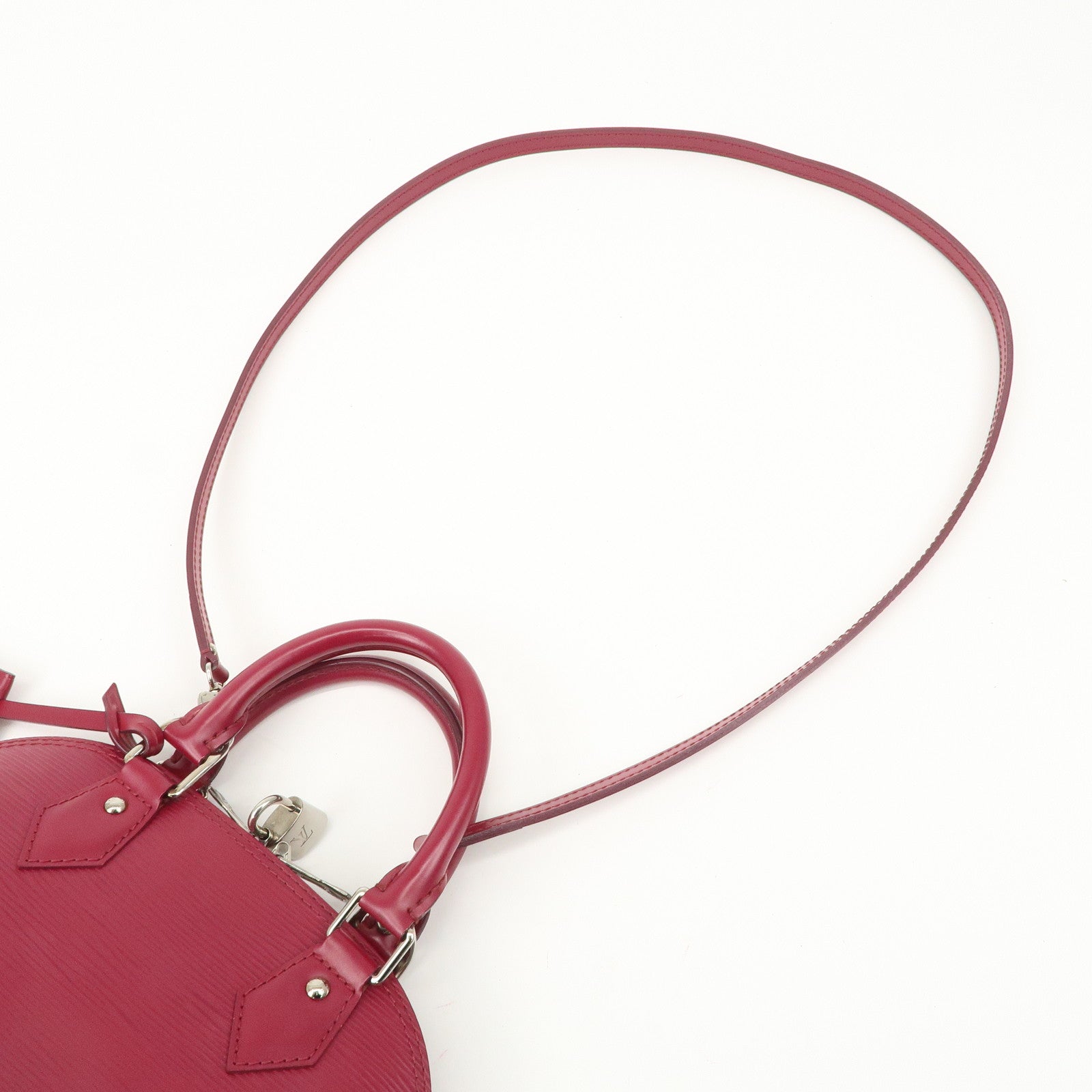 Louis Vuitton Epi Alma BB Hand Bag Shoulder Bag Fuchsia M40851