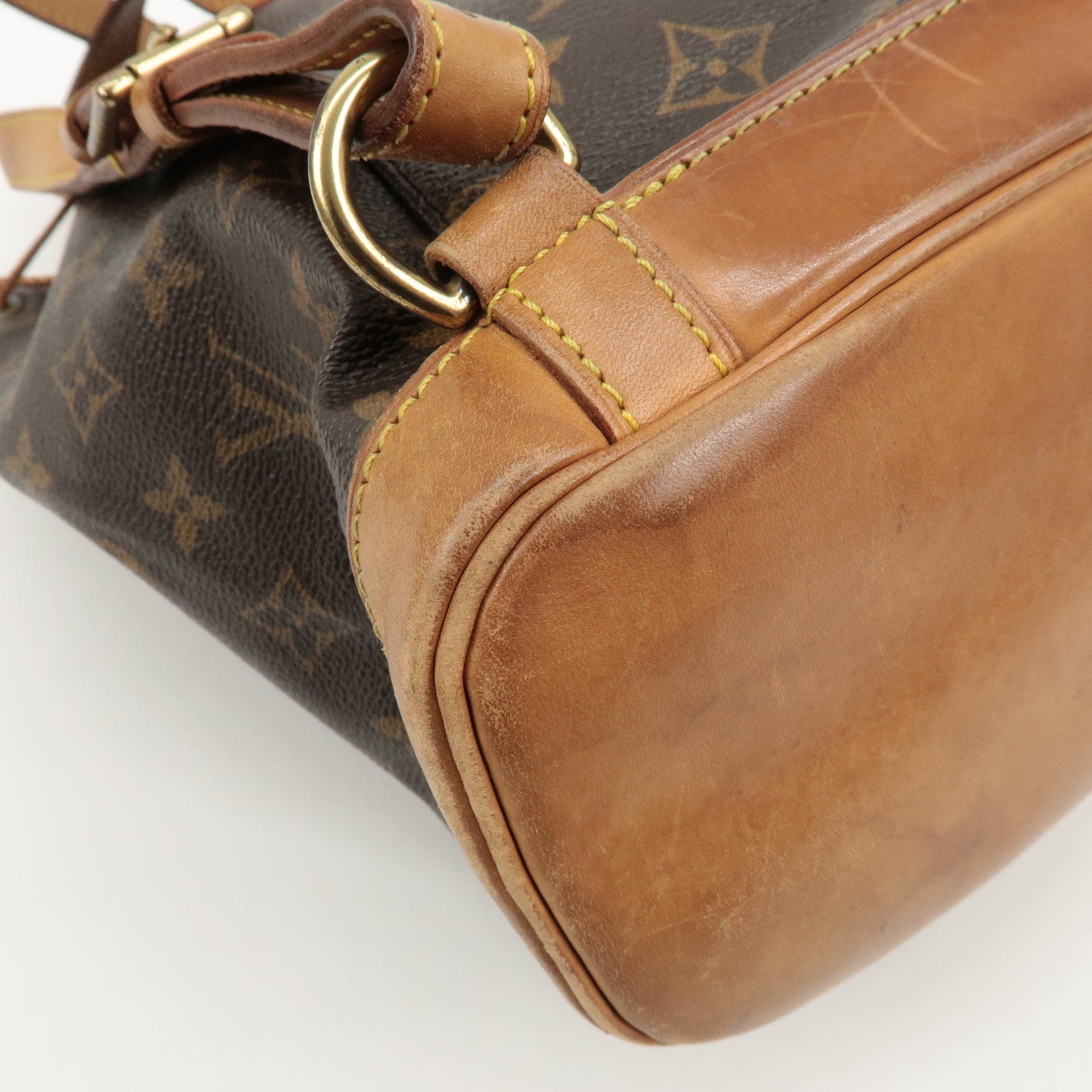 Louis Vuitton Monogram Montsouris MM Backpack Brown M51136 Used