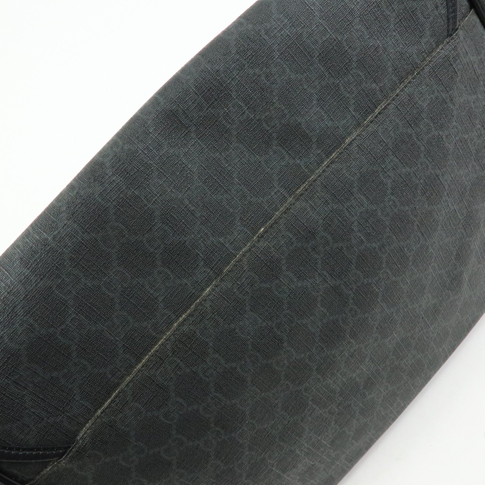 GUCCI GG Supreme Leather Shoulder Bag Crossbody Bag Black 169935