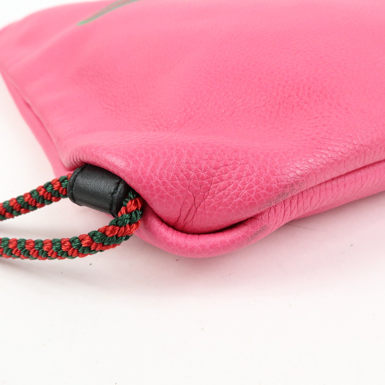 GUCCI Interlocking G Sherry Leather 2Way Bag Backpack Pink 494053